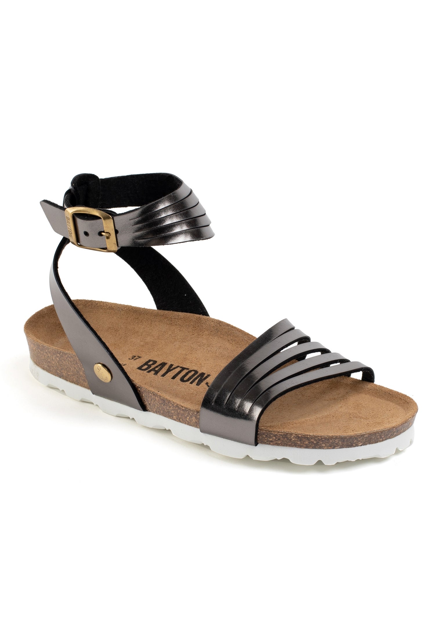 Gipsy Pewter Multi-Strap Sandals