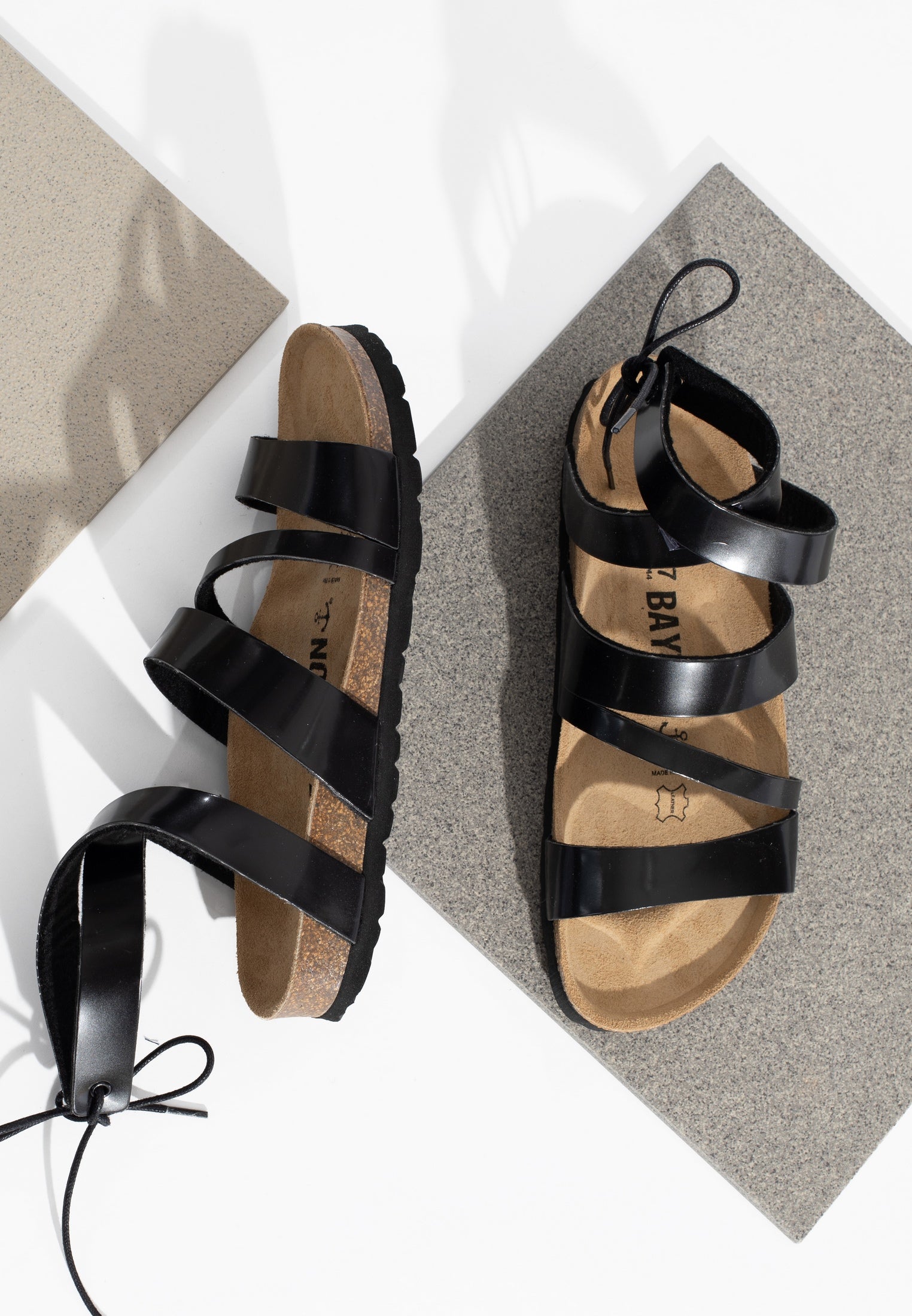 Braltar Multistrap Sandals Black