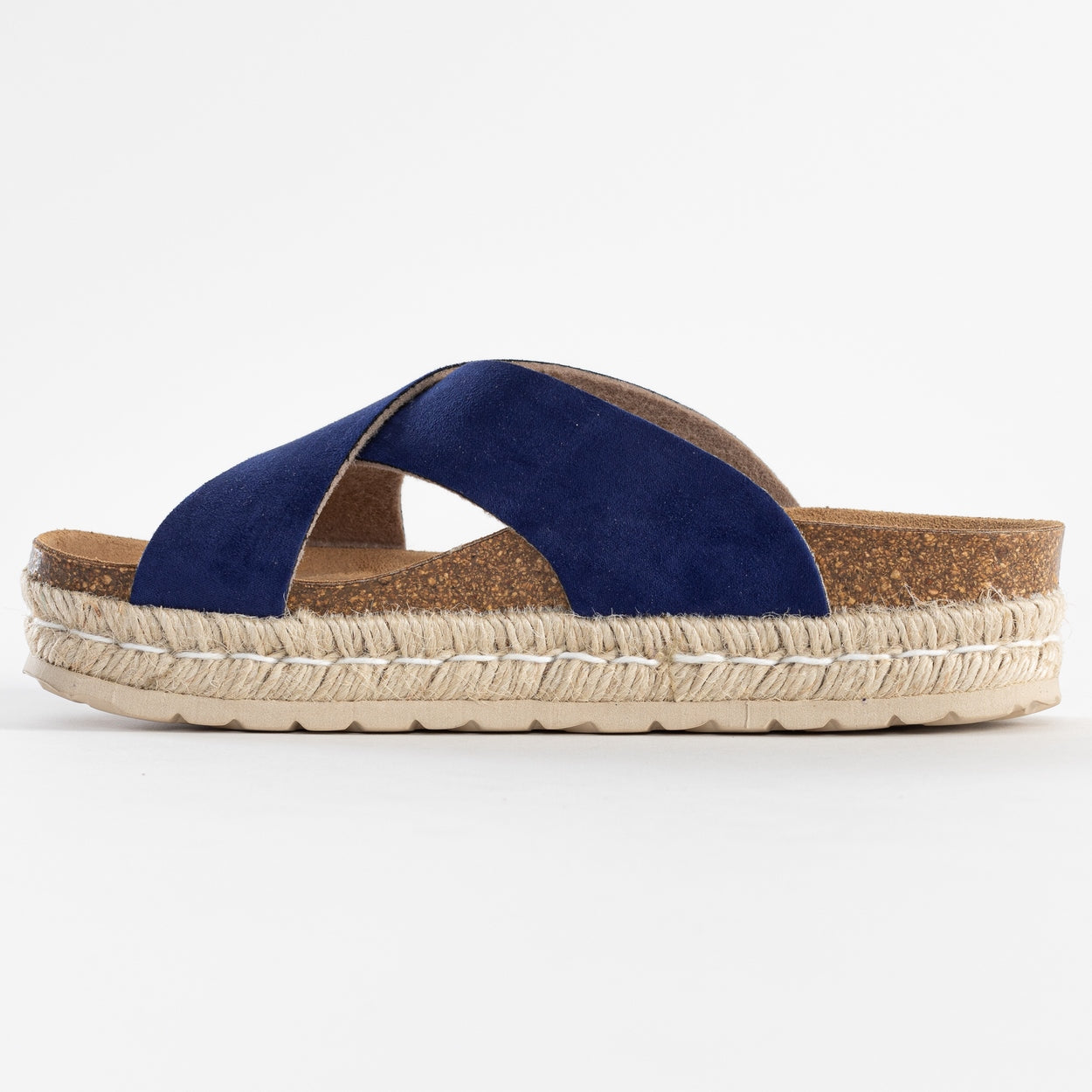 Penelope Blue Platform Sandals