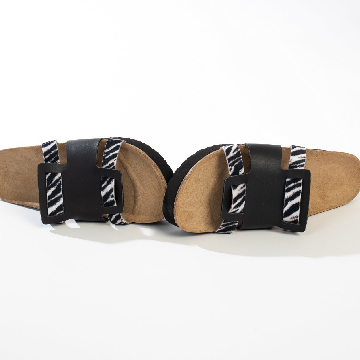 Lecce Black Platform Sandals