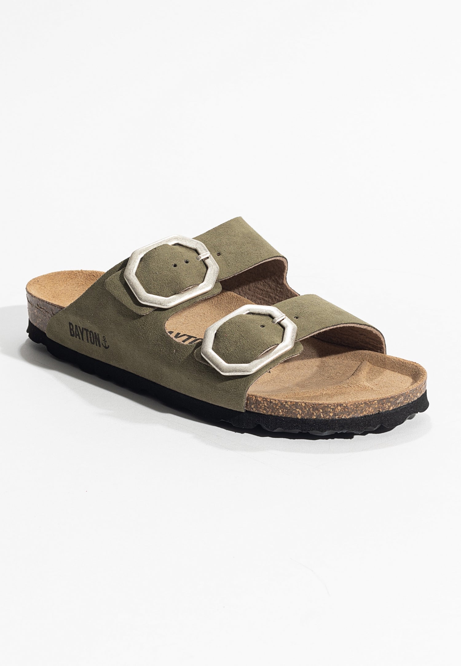 Atlas Khaki 2 Strap Sandals