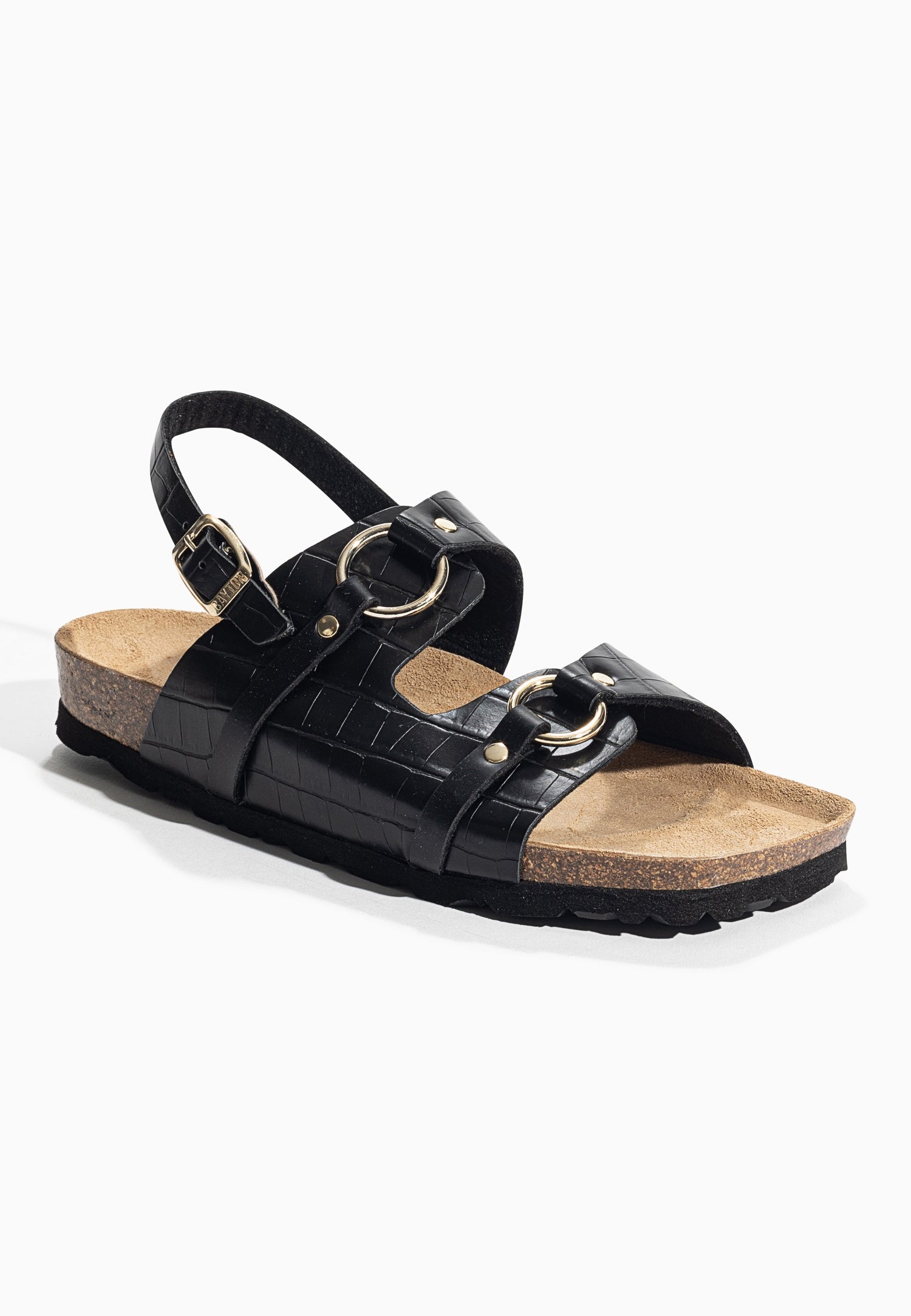 Astral Black Multi-Strap Sandals