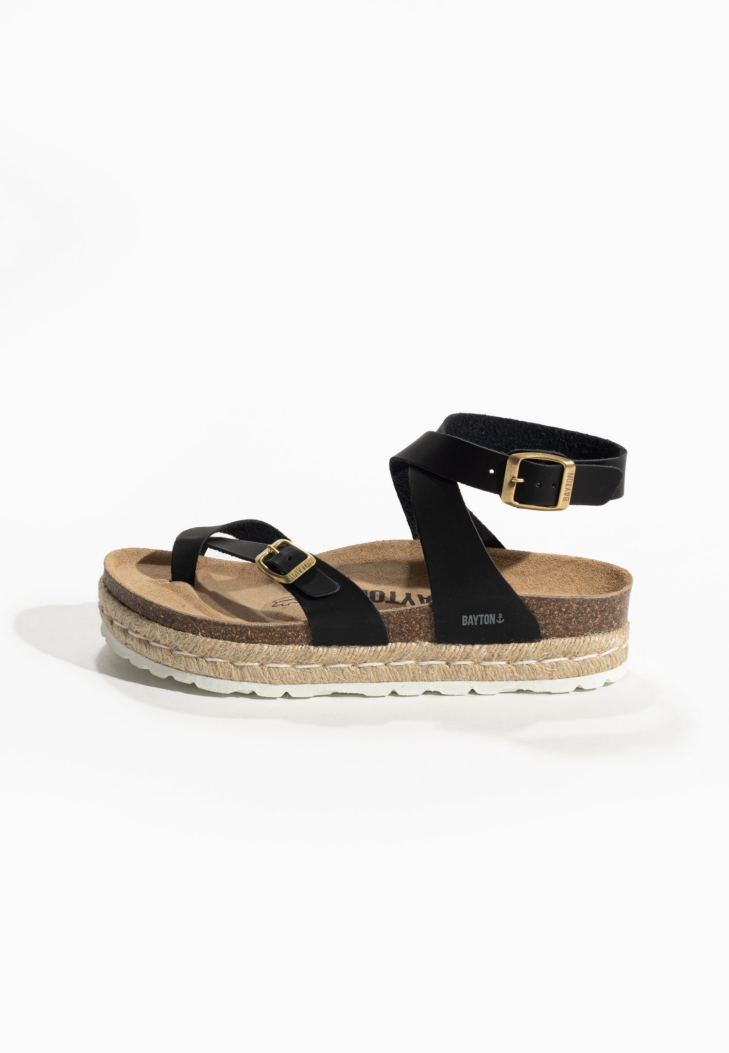 Den Black Platform Sandals