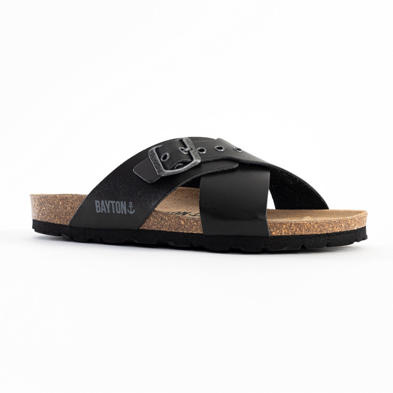 Sarria Black 2 Strap Sandals