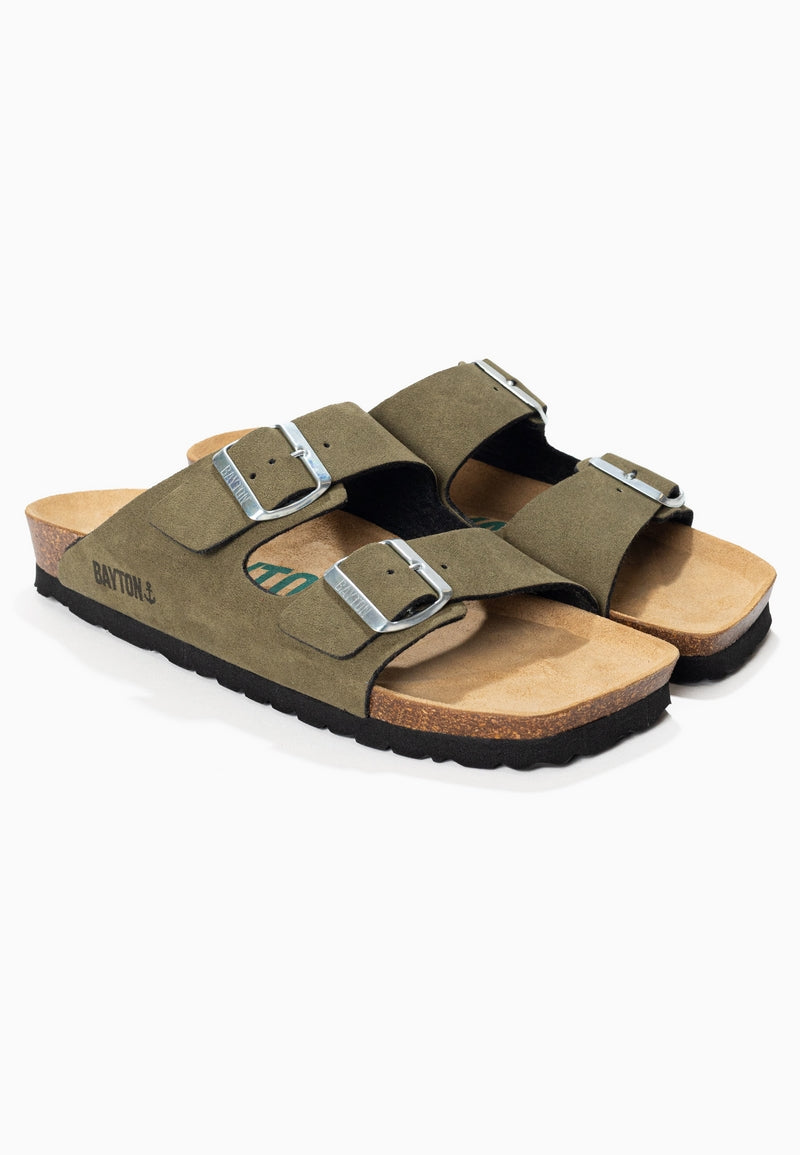 Atlas Khaki 2 Strap Sandals