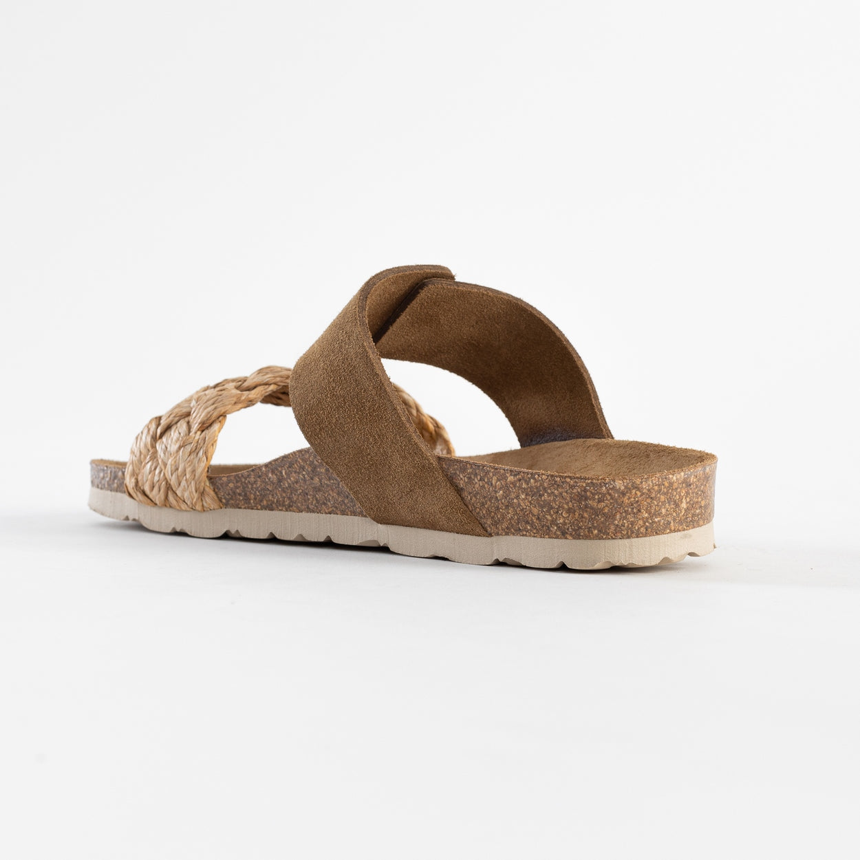 Sandalias Carina 2 Tiras Camel