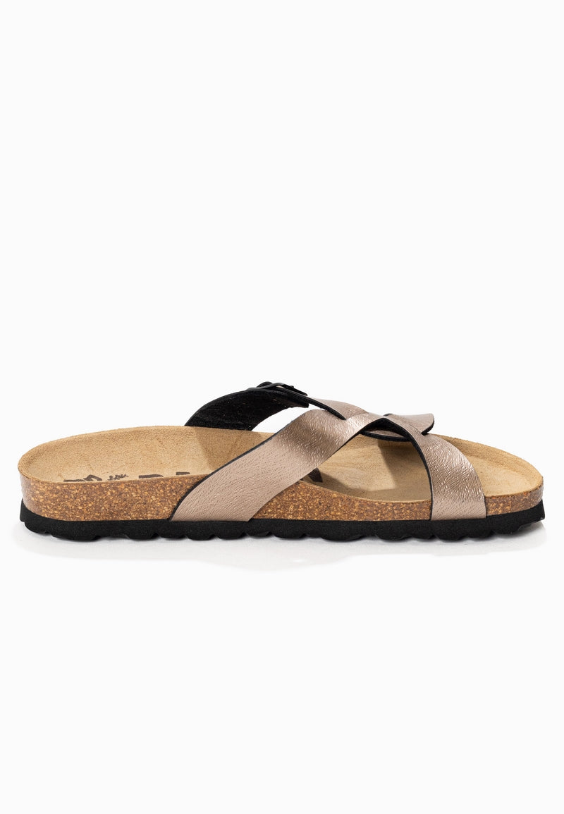 Sebastian Bronze 2 Strap Sandals