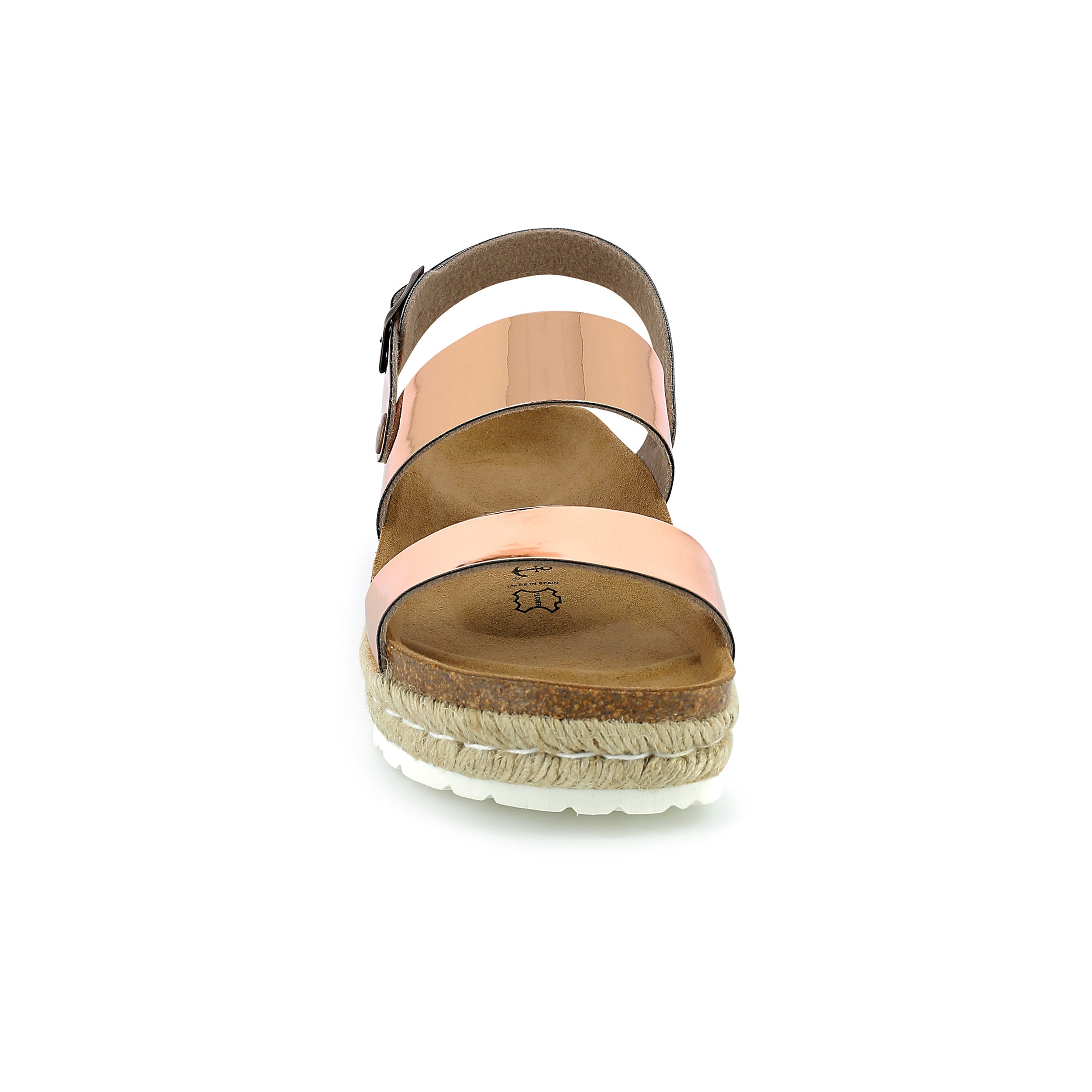 Gaceo Rose Gold Platform Sandals