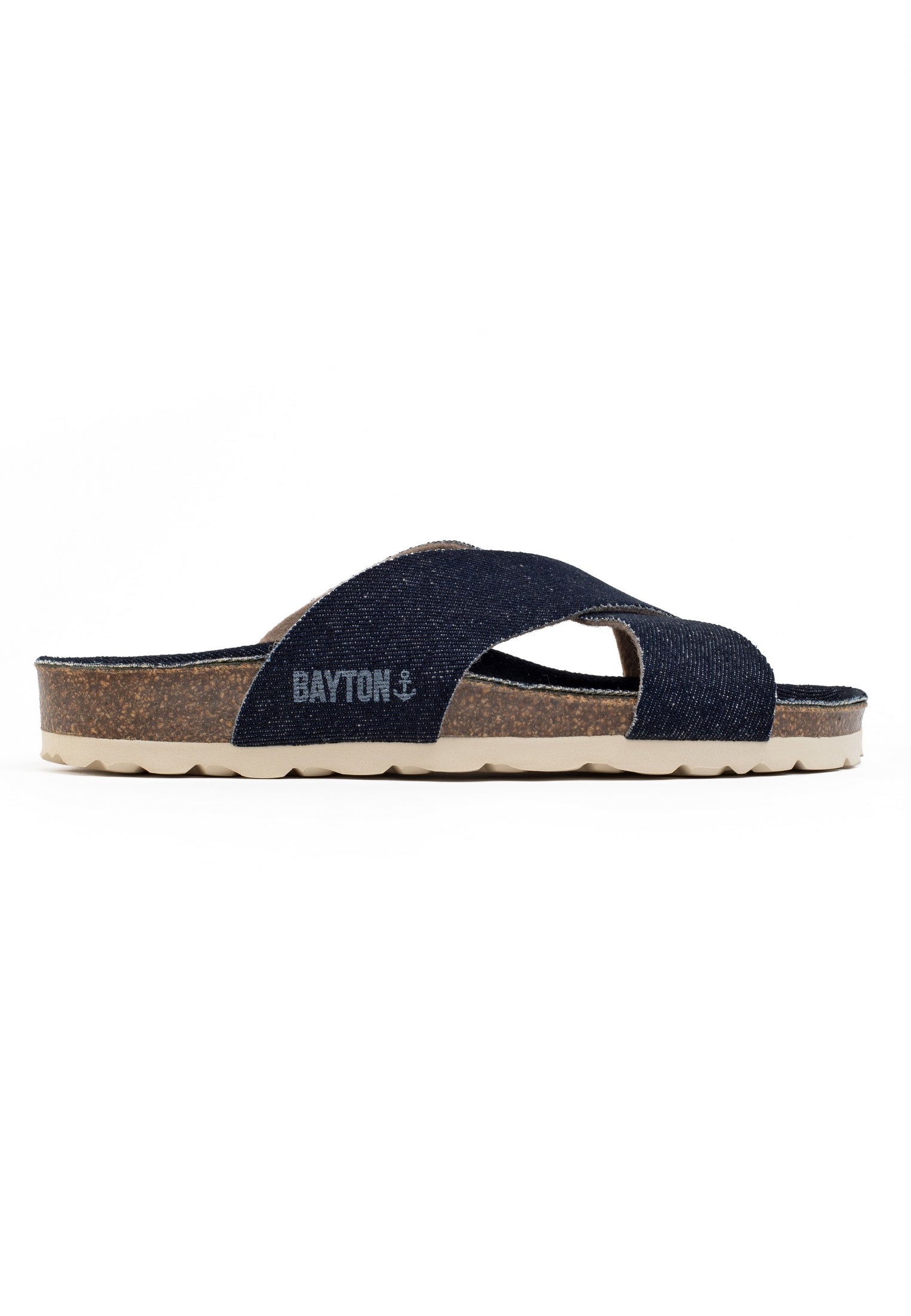 Gomera Raw Denim 2 Strap Sandals