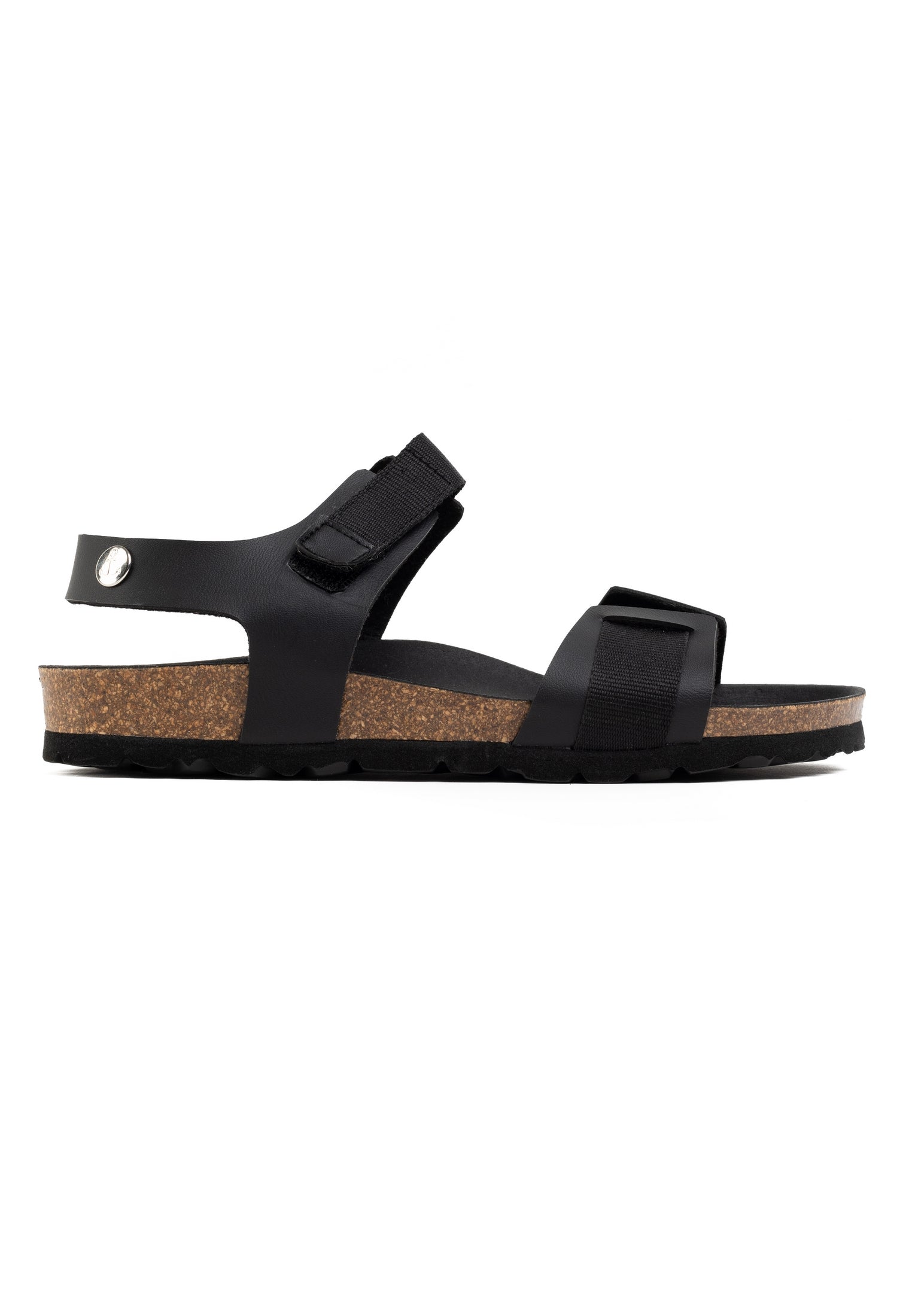 Spirit Black Multi-Strap Sandals