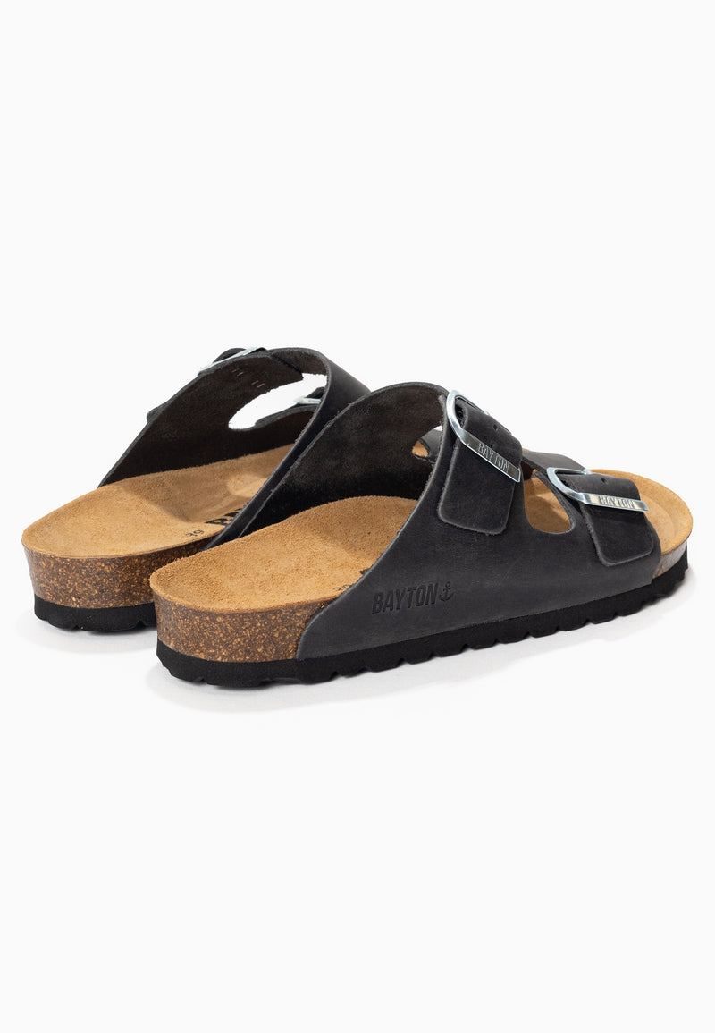 Atlas Anthracite Sandals