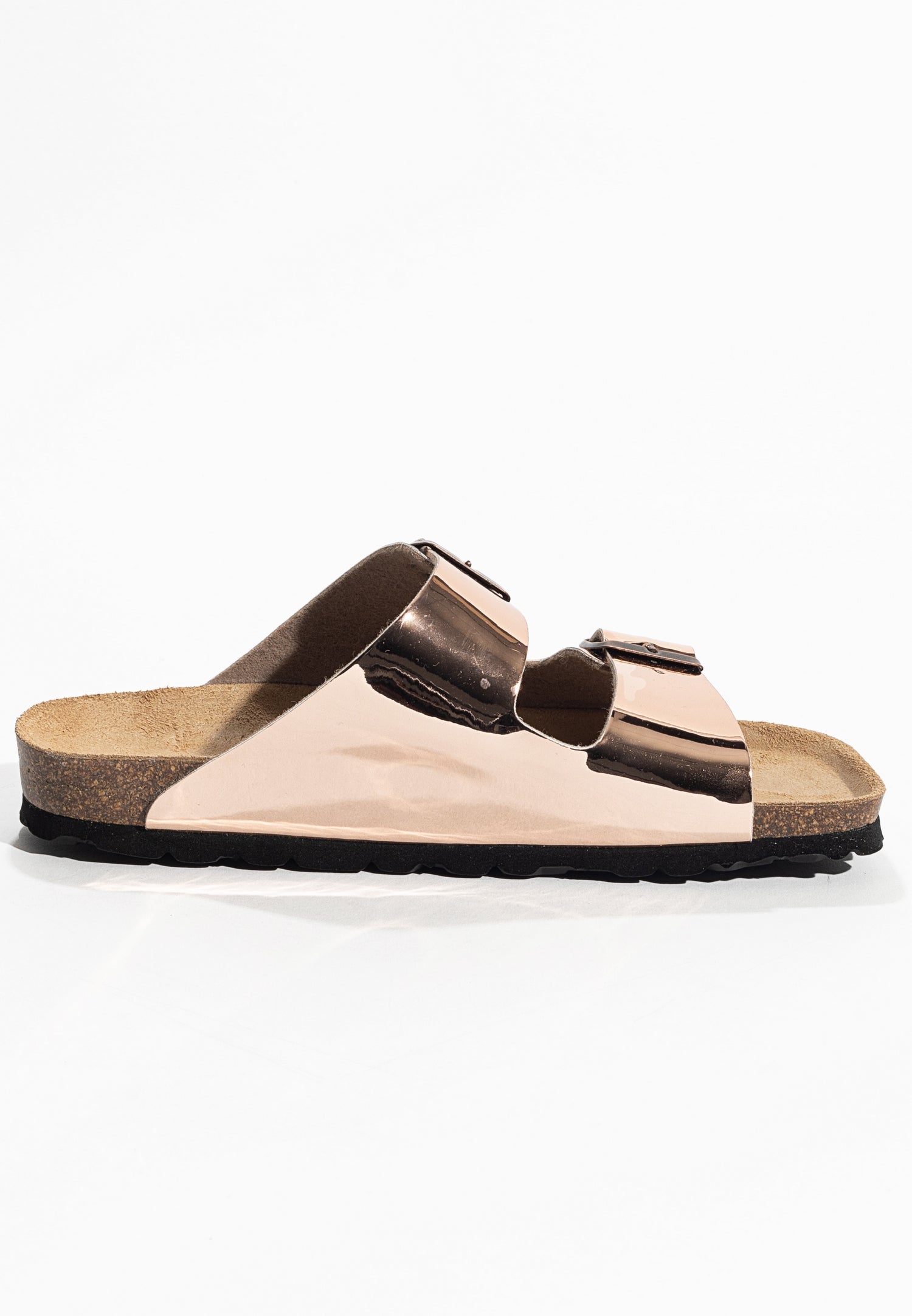 2 Straps Atlas Sandals Rose gold