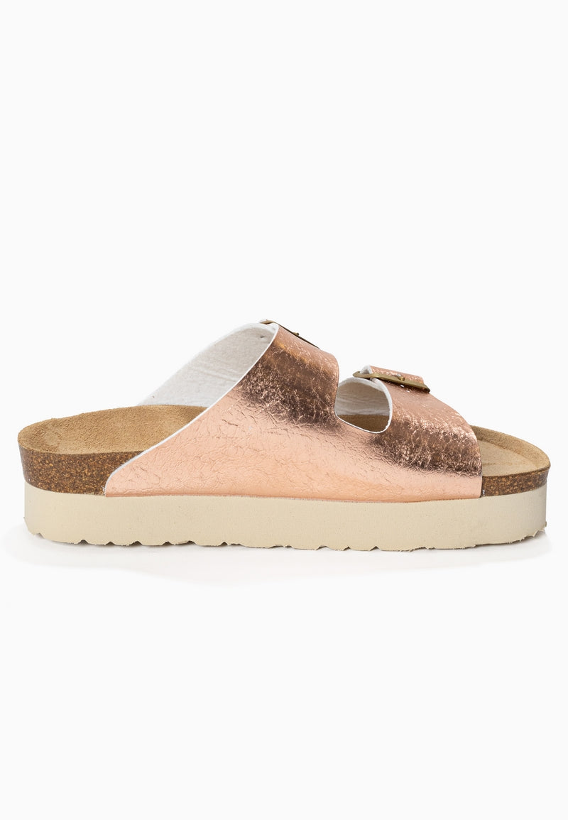 Sandalias Iapet en oro rosa