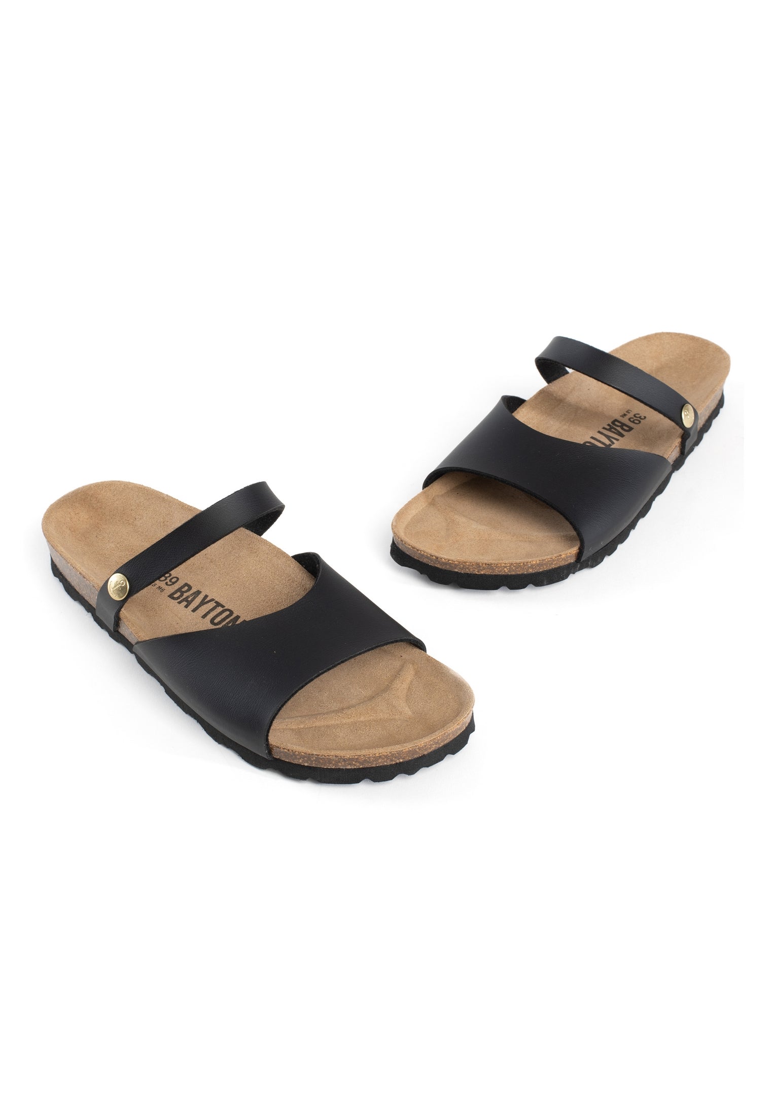 Sandalias Marina 2 Tiras Negro