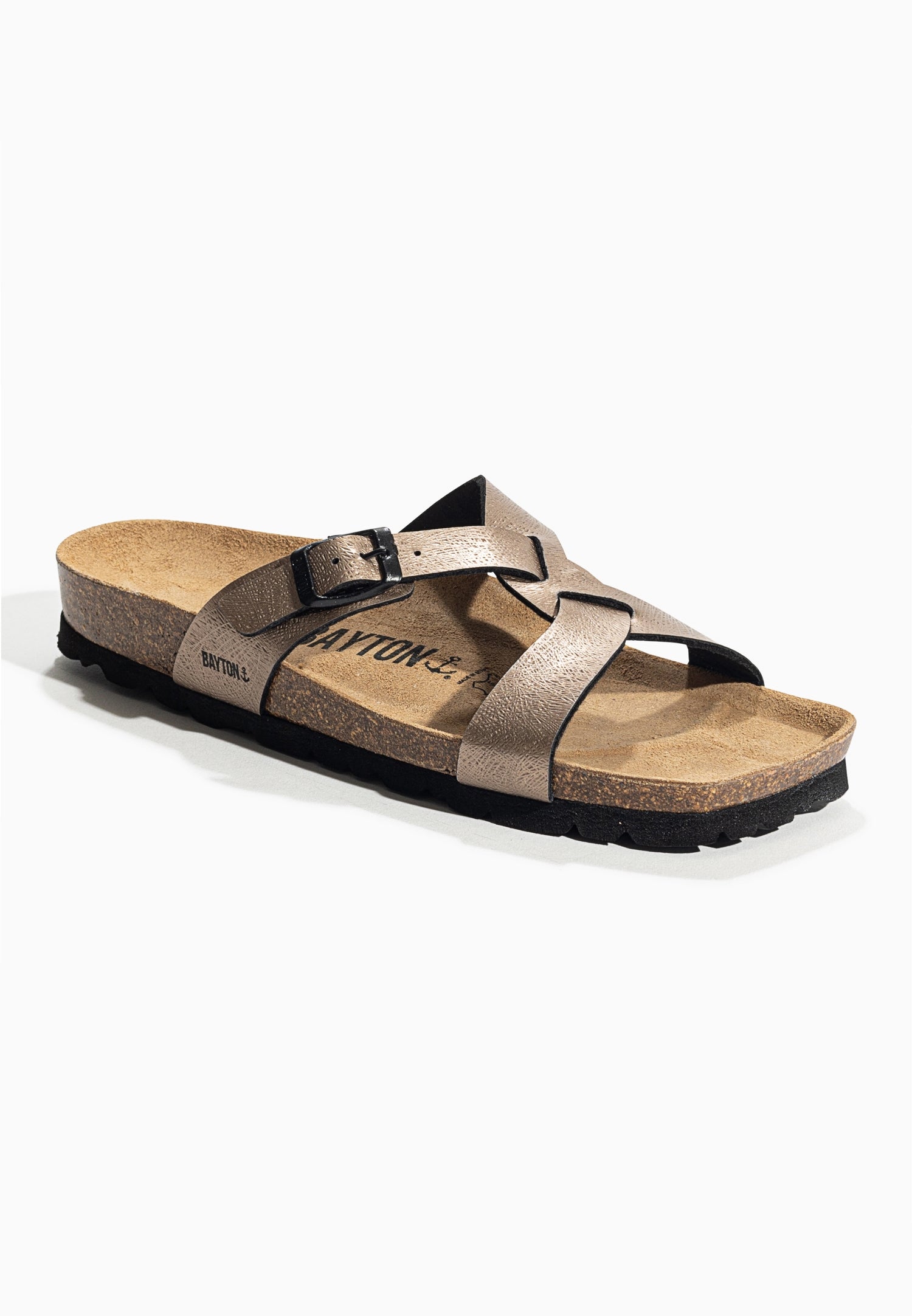 Sebastian Mocha 2 Straps Sandals