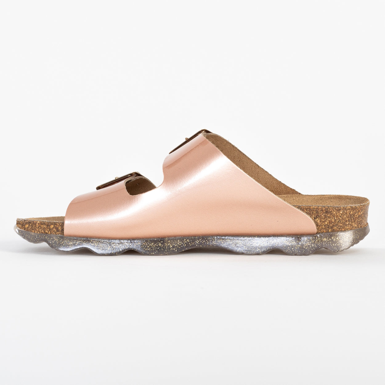 Atlas Rose Gold 2 Strap Sandals