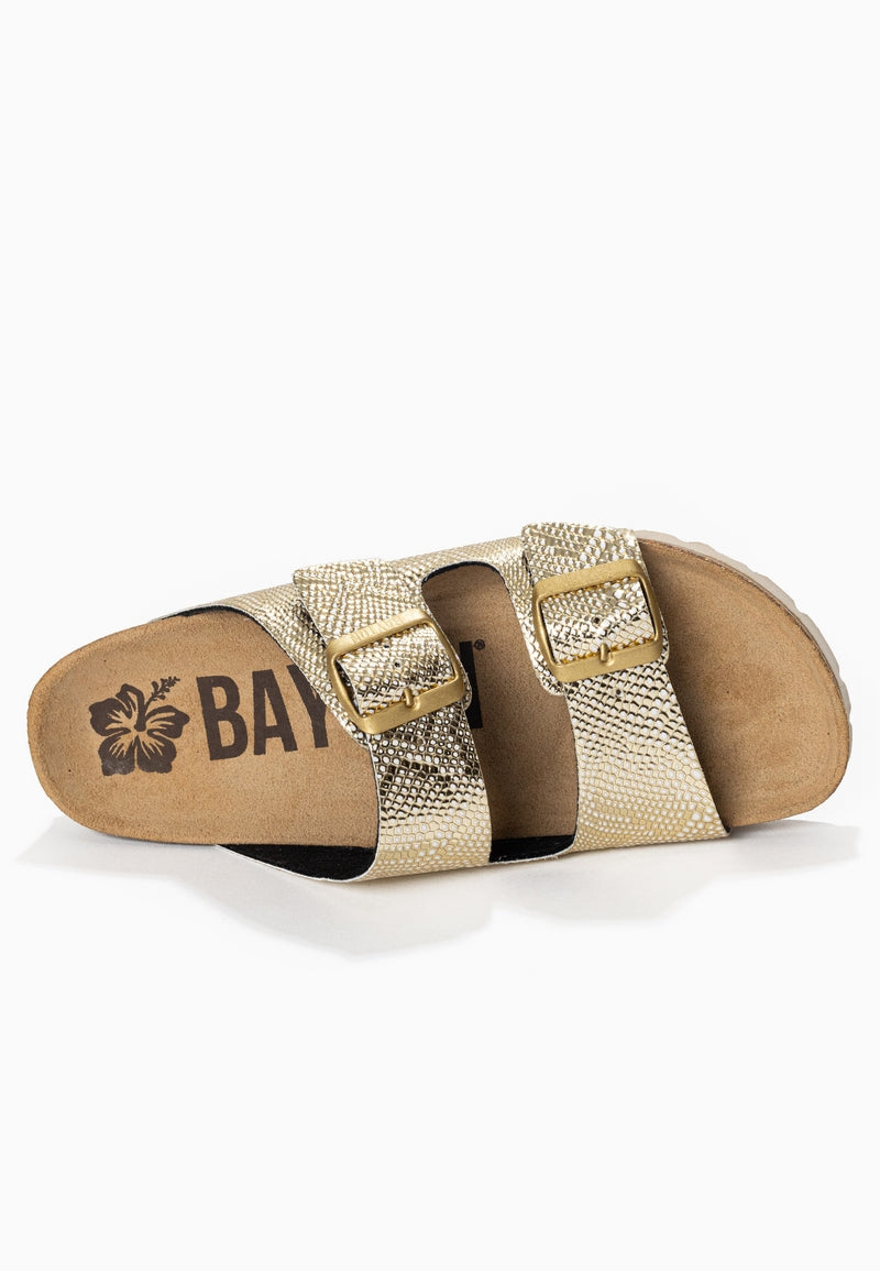 Atlas Gold 2 Strap Sandals