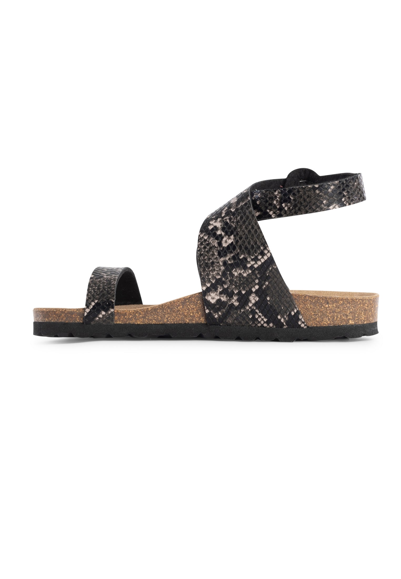 Goelette Black Multi-Strap Sandals