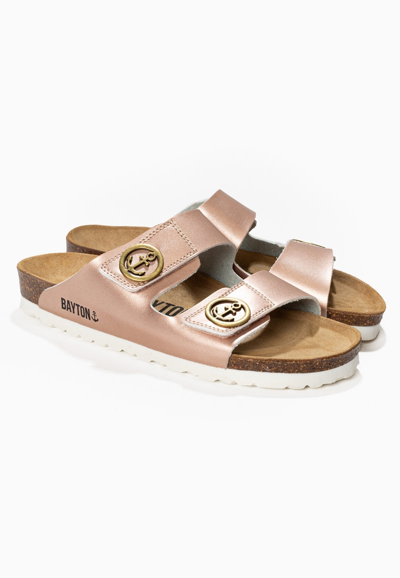 Sandales 2 Brides Anatol Rose Gold