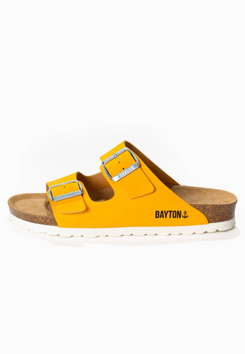 Atlas Yellow 2 Strap Sandals