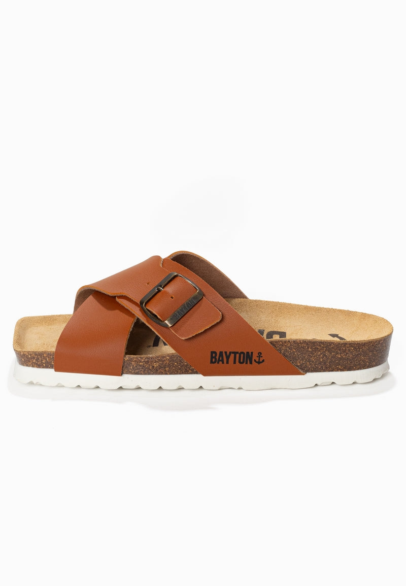 Era Camel 2 Strap Sandals