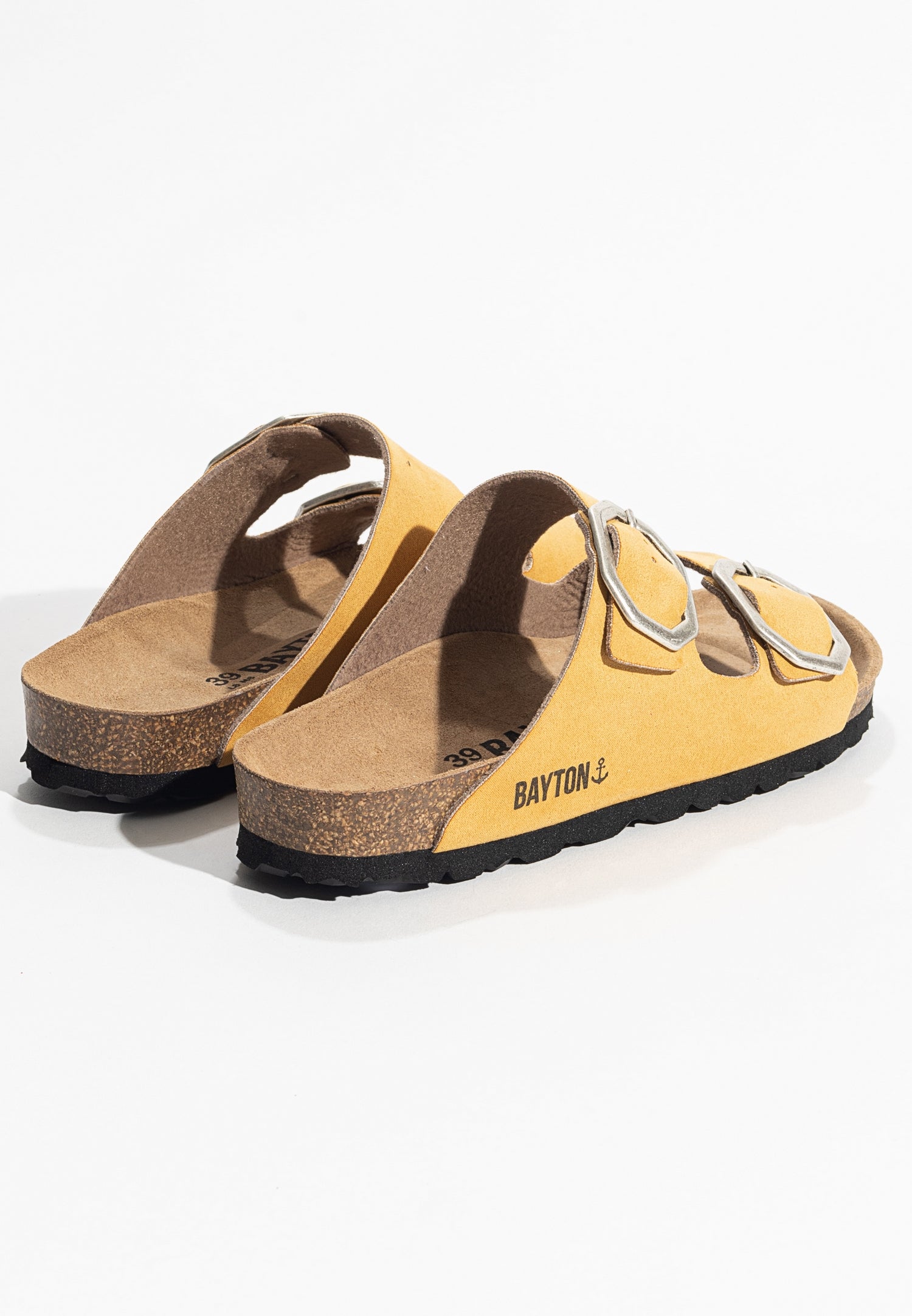 Atlas Yellow 2 Strap Sandals