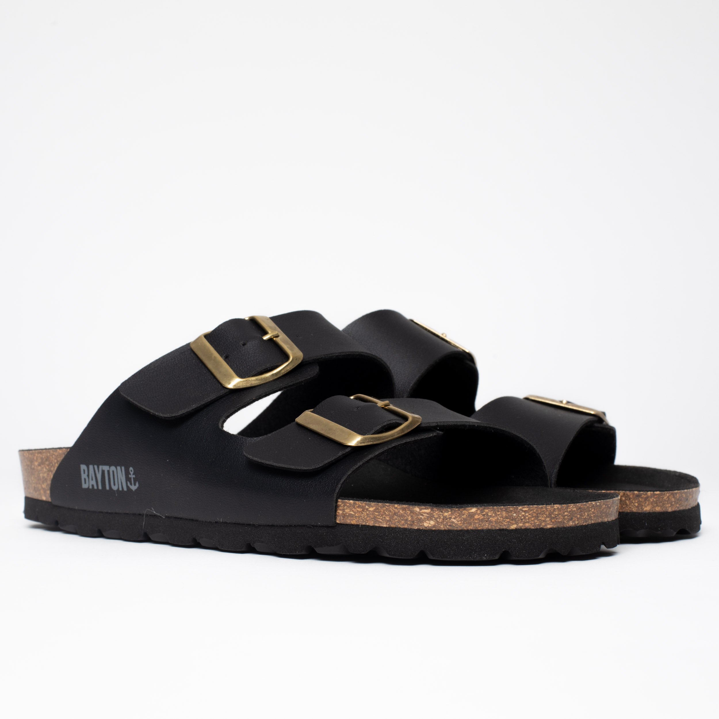 Sandalias Atlas 2 Correas Negro