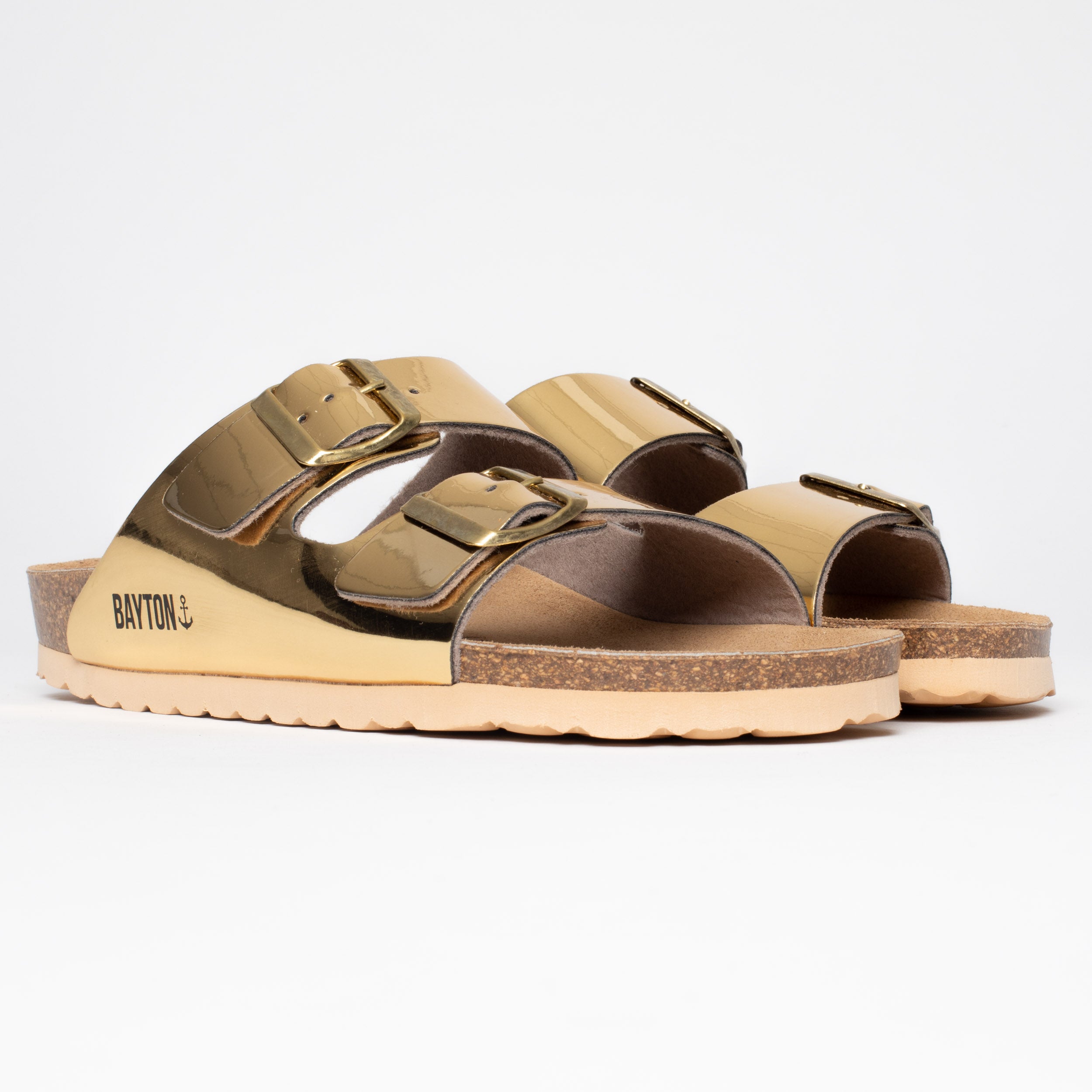 Atlas Gold 2 Strap Sandals