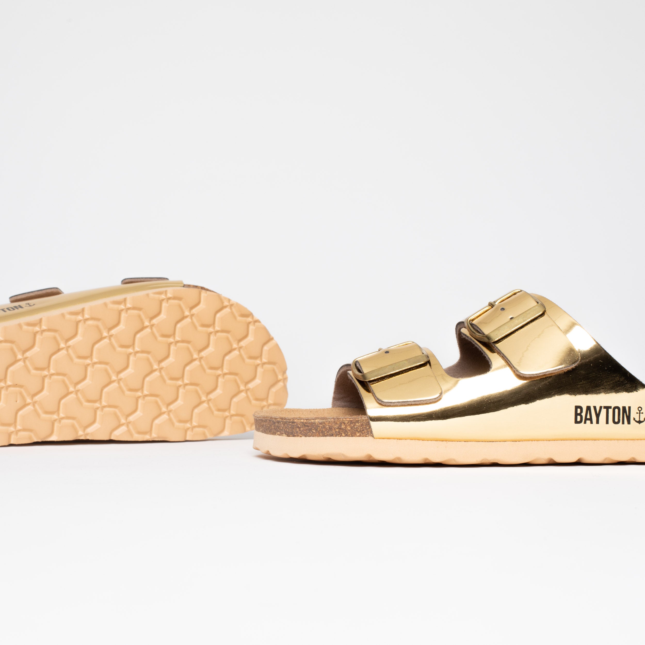 Atlas Gold 2 Strap Sandals