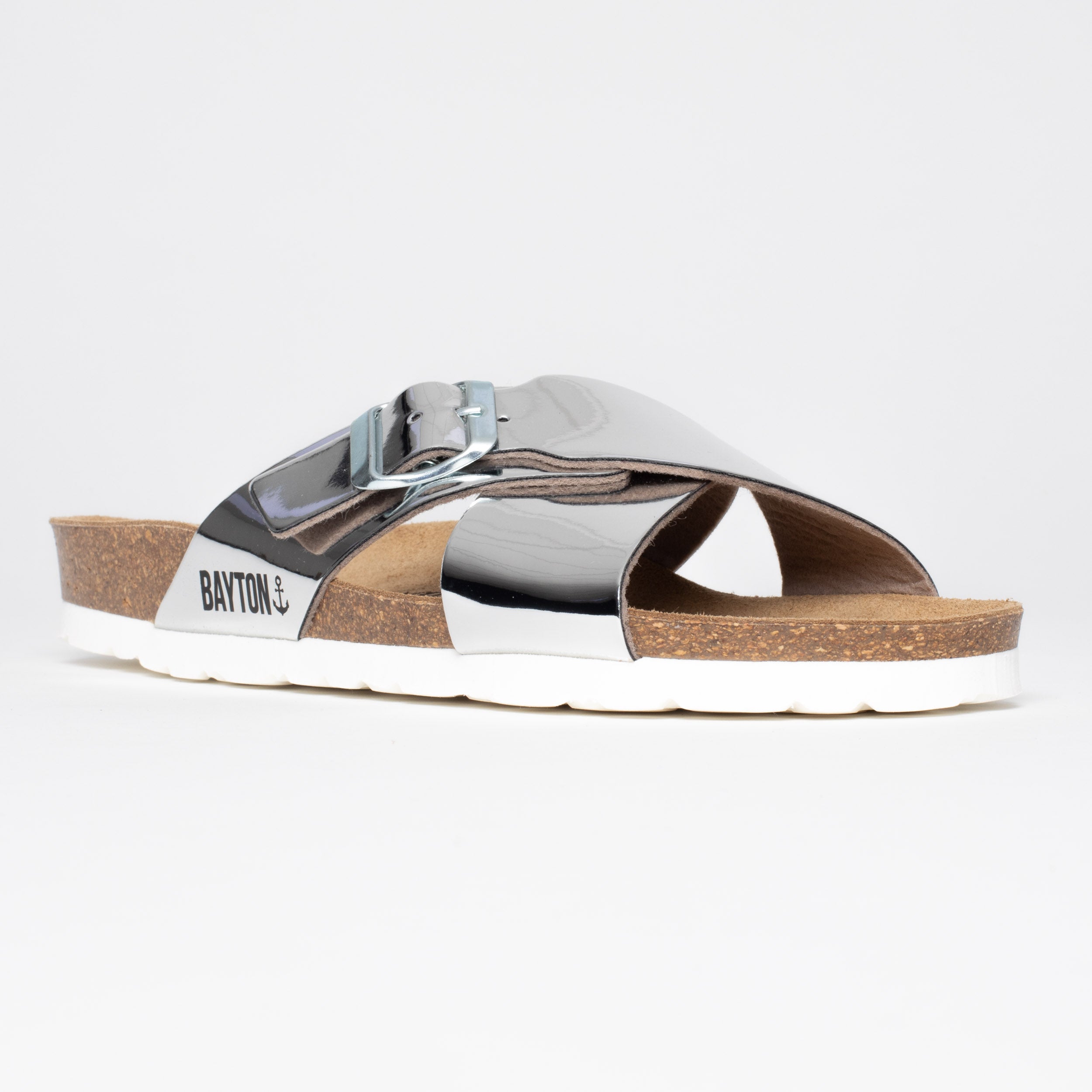 Silver Era 2 Strap Sandals