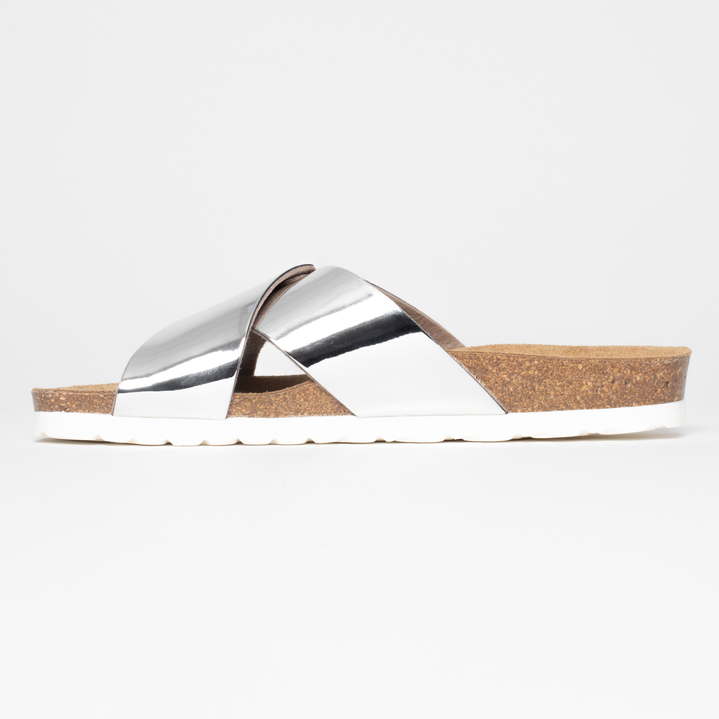 Silver Era 2 Strap Sandals