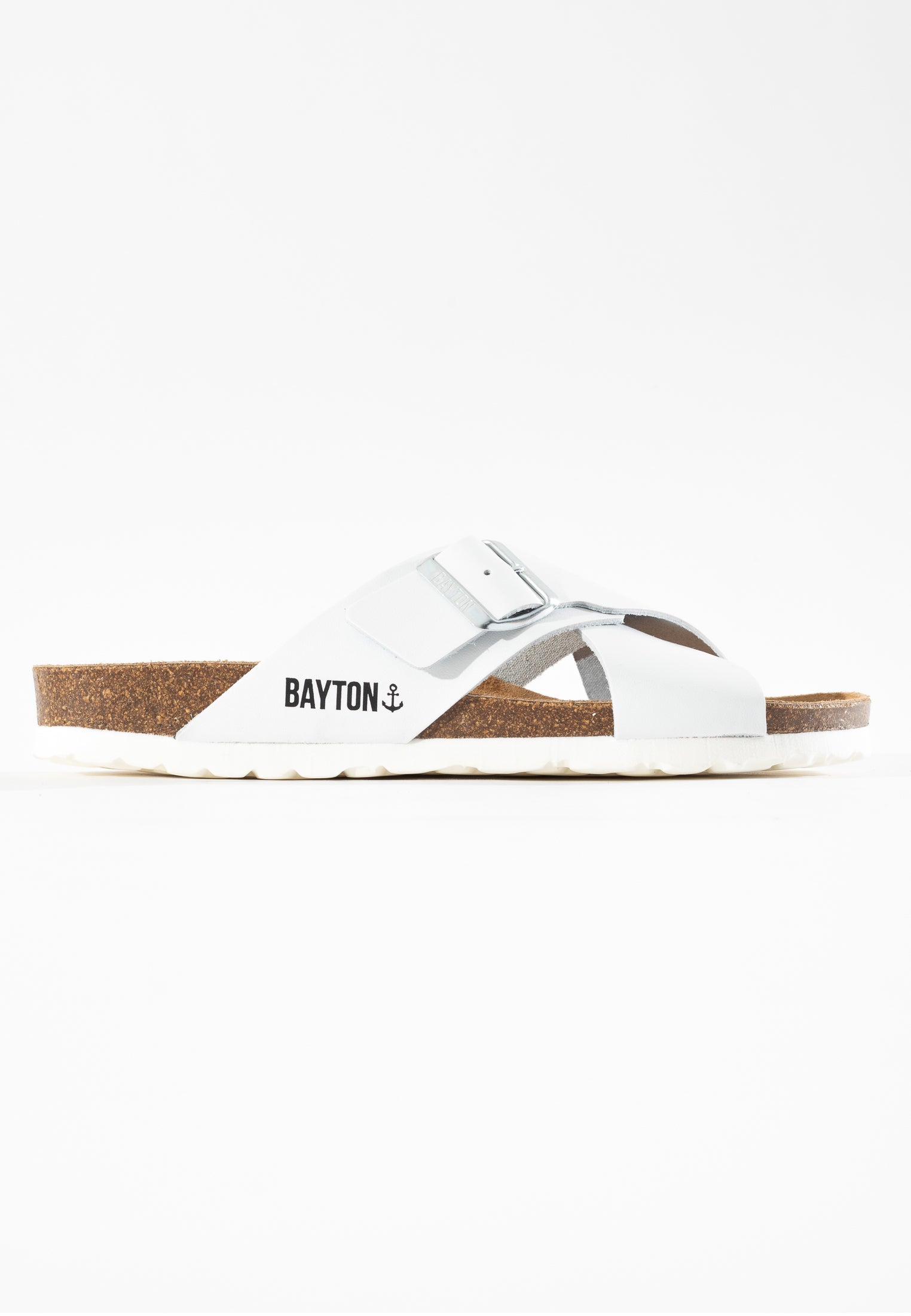 Era White 2 Strap Sandals