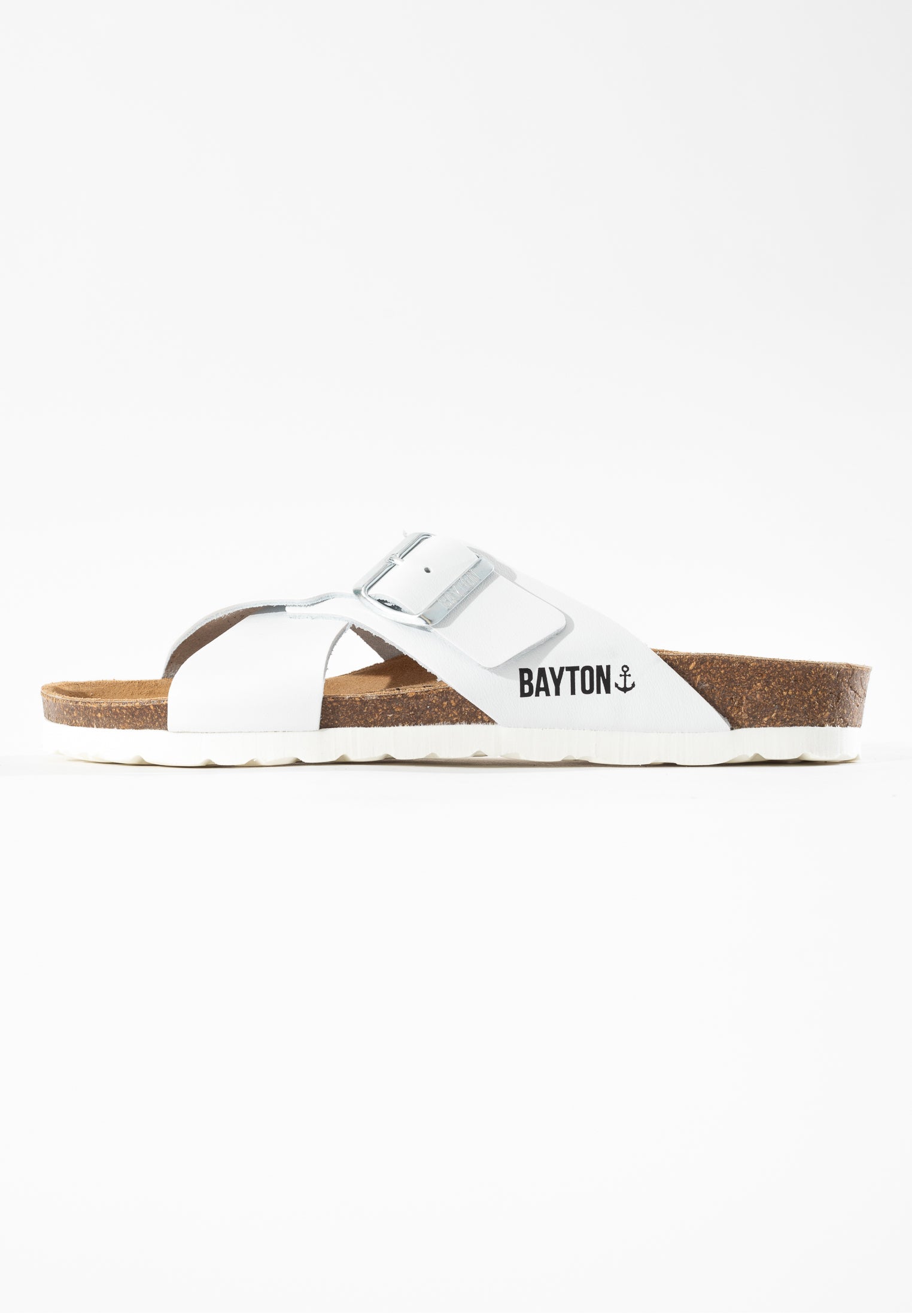 Era White 2 Strap Sandals