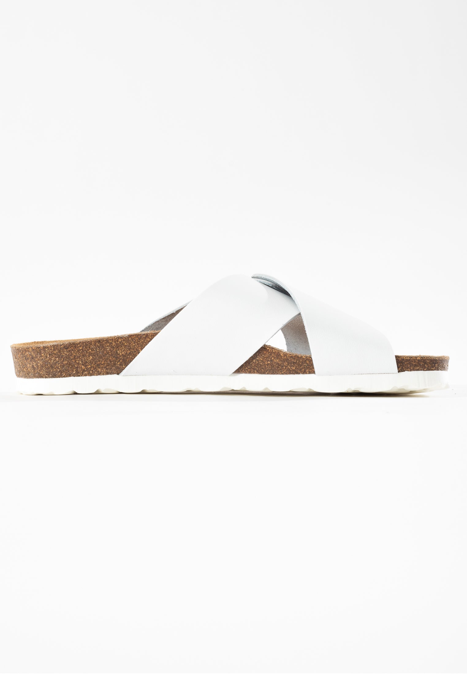 Era White 2 Strap Sandals