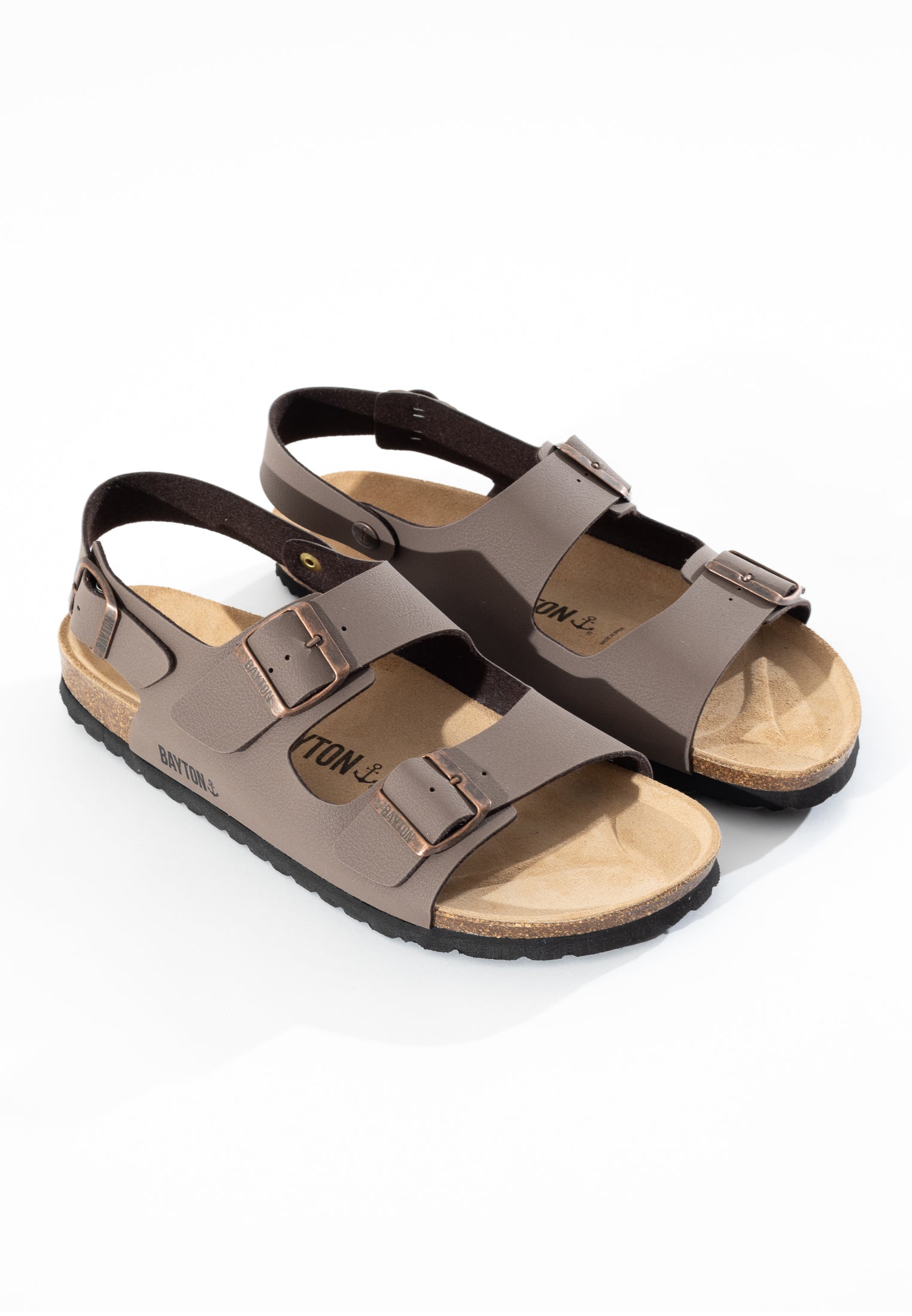 Achilles Brown Multi-Strap Sandals