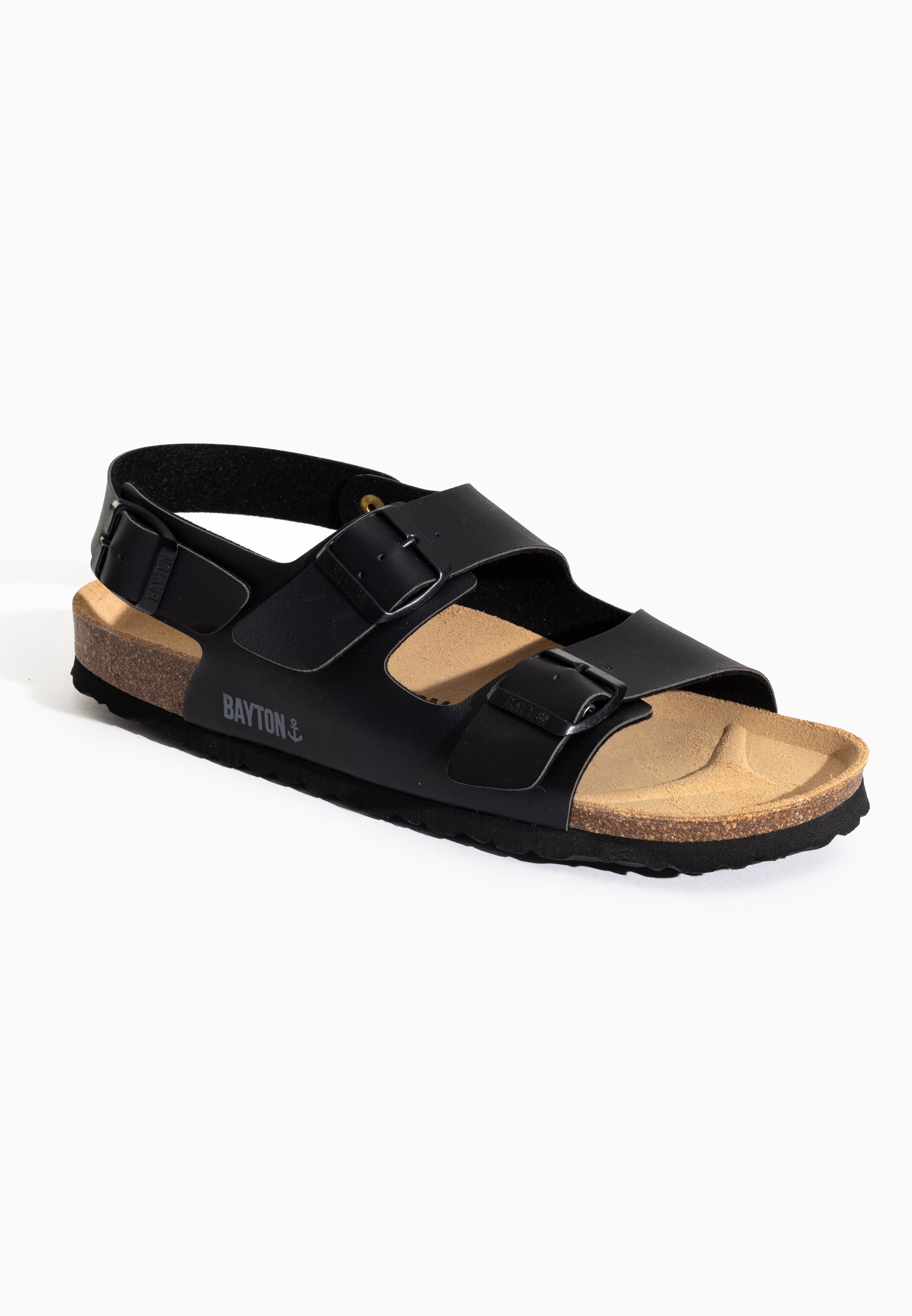 Achille Multistrap Sandals Black