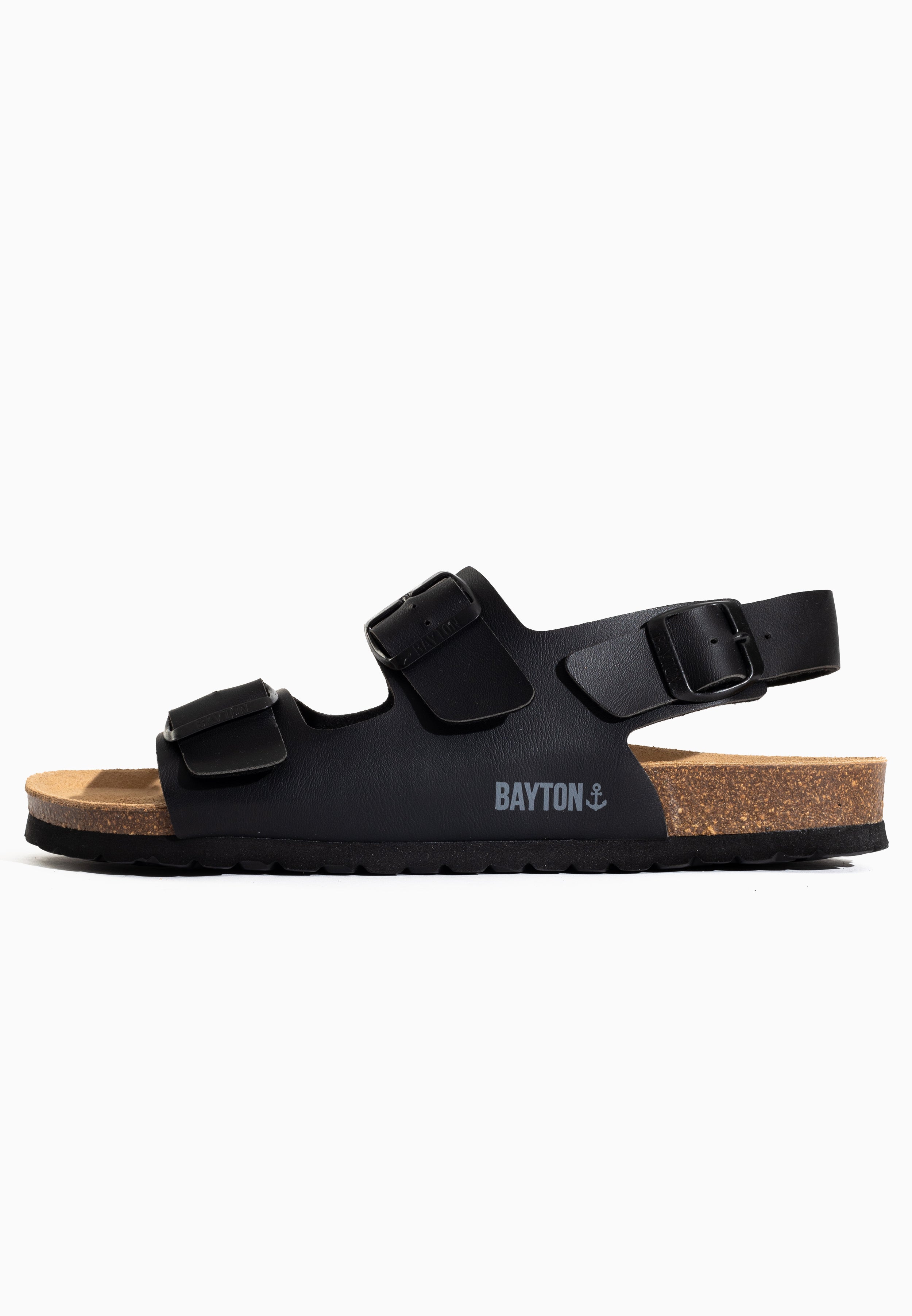 Achille Multistrap Sandals Black