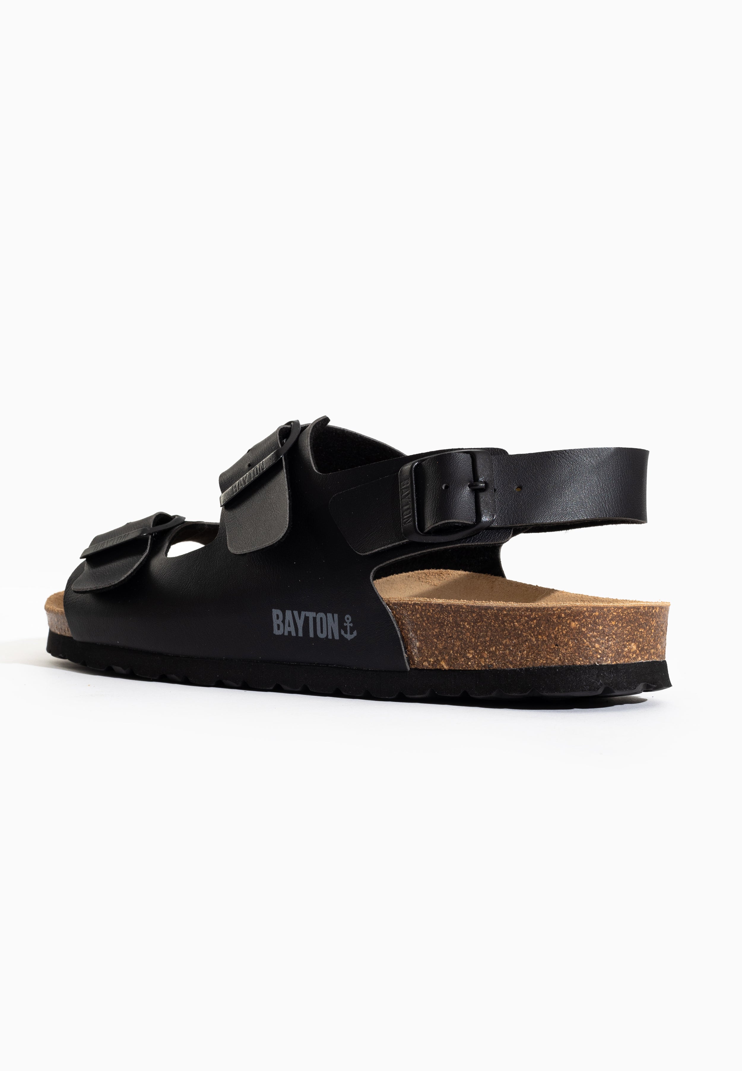 Achille Multistrap Sandals Black