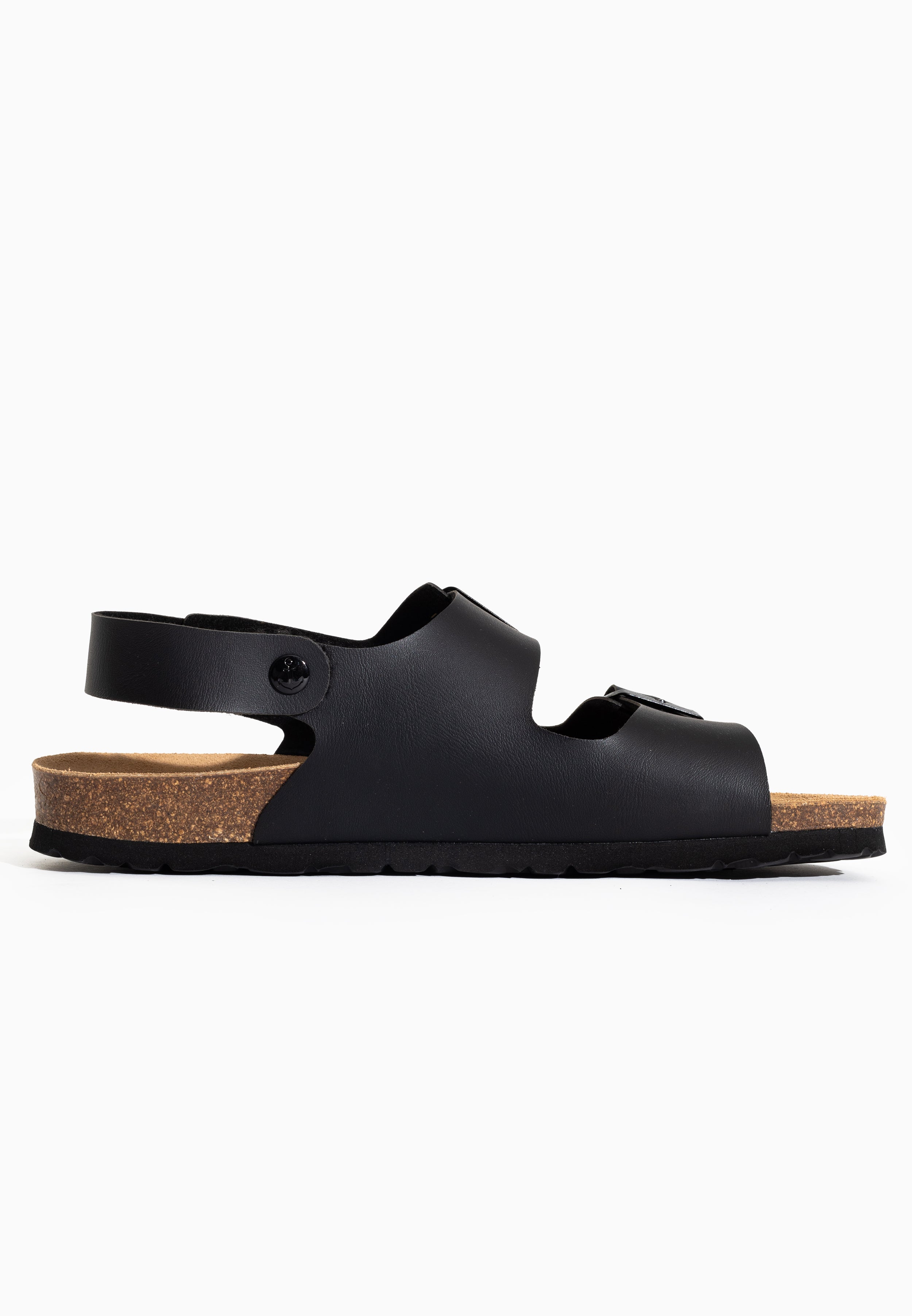 Sandalias Achille Multitiras Negro