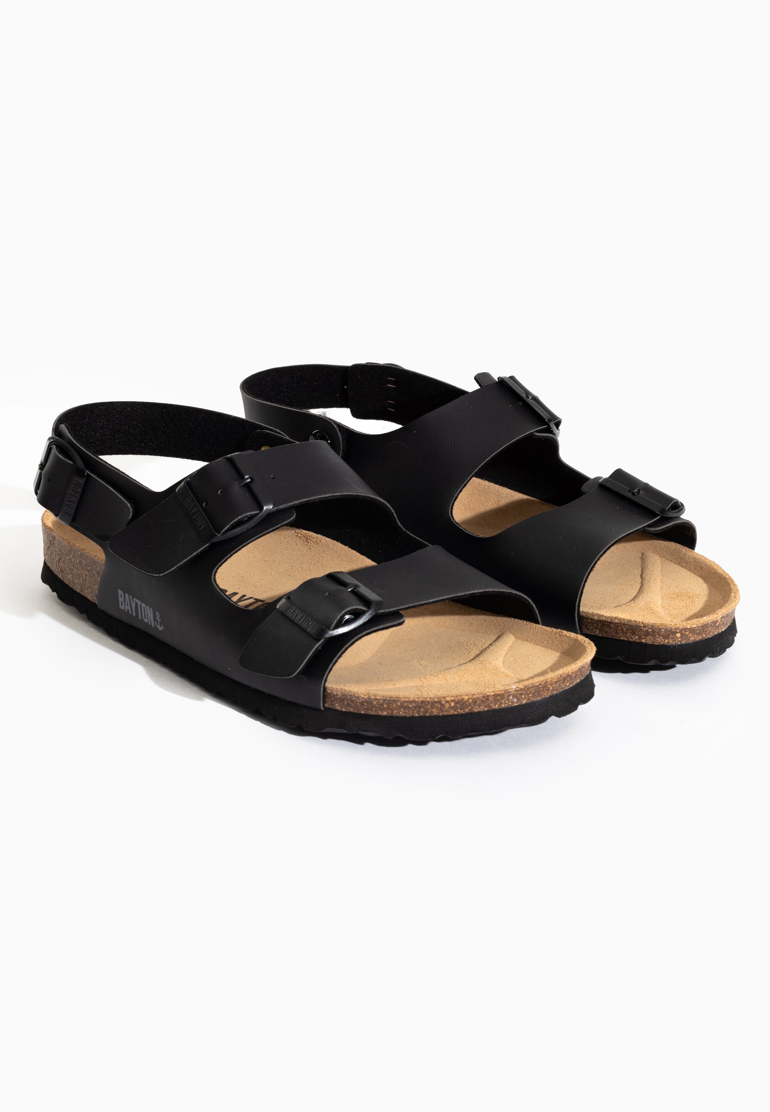 Sandales Achille Noir Multi-Brides