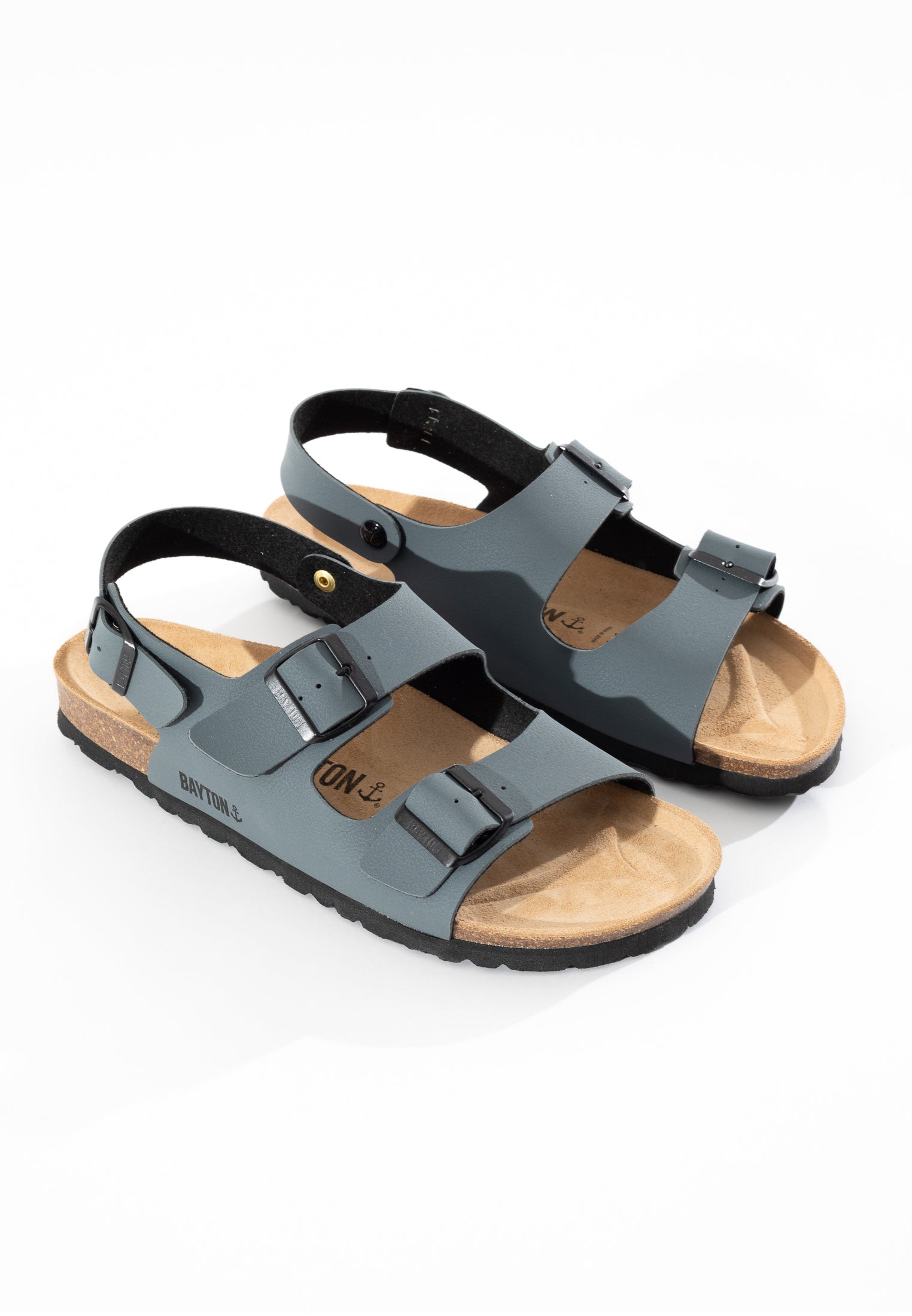 Achille Multistrap Sandals Gray