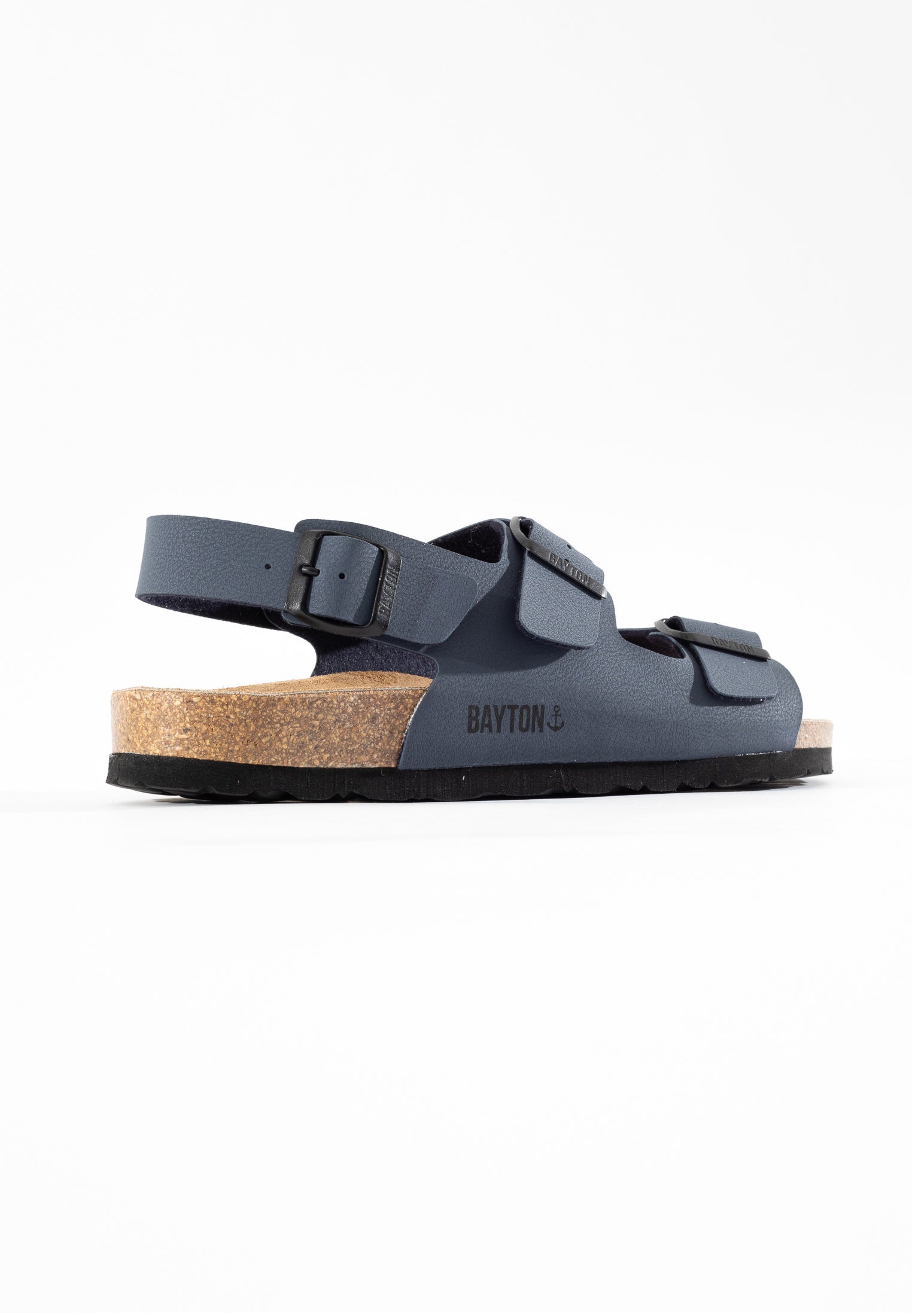 Achilles Navy Blue Multi-Strap Sandals