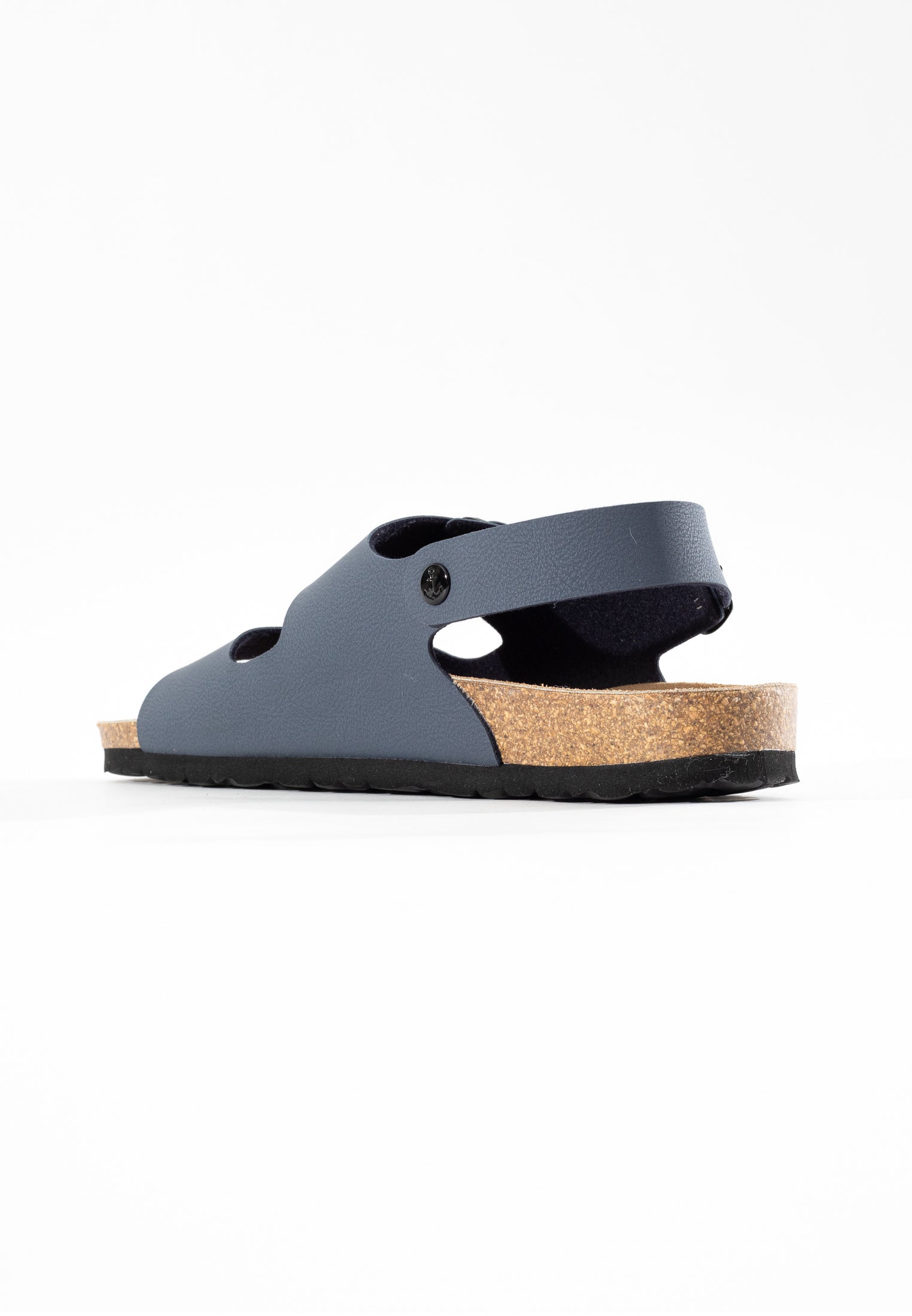 Achilles Navy Blue Multi-Strap Sandals