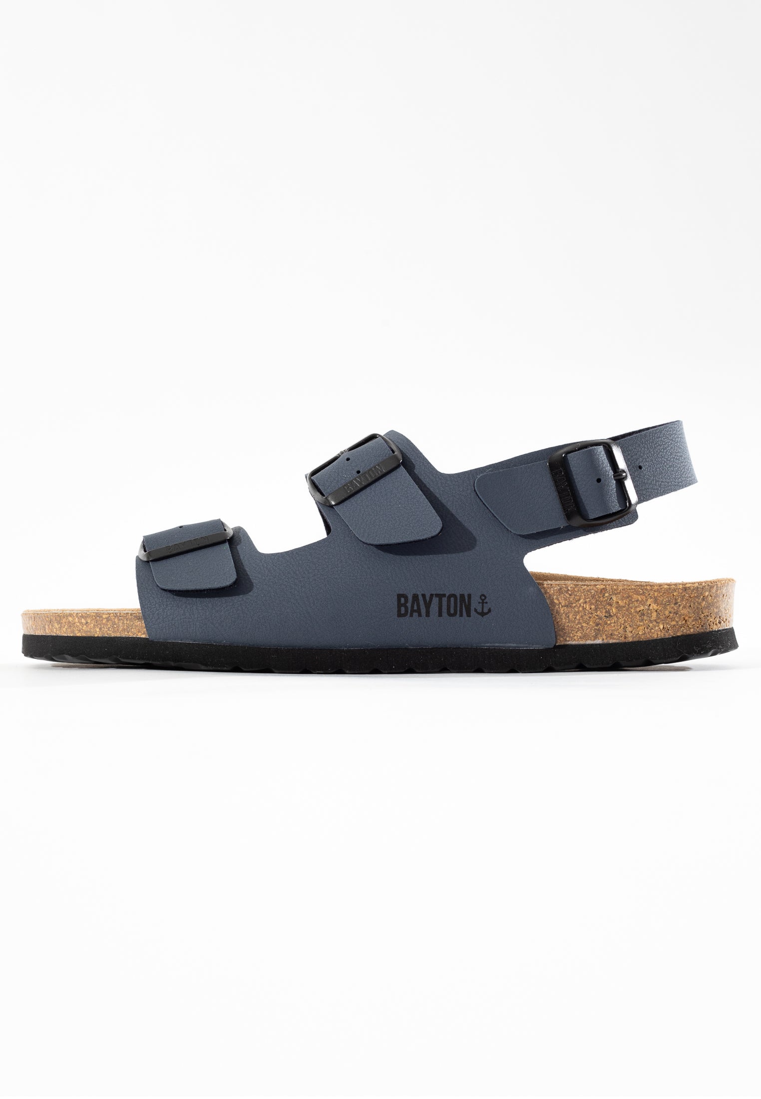 Achilles Navy Blue Multi-Strap Sandals