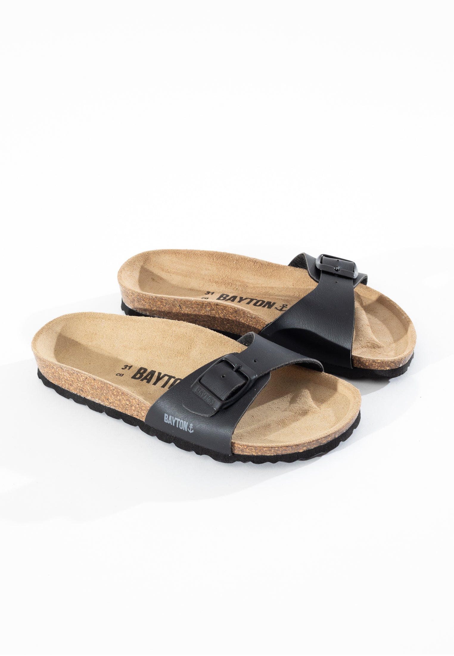 Zephyr 1 Strap Sandals Black