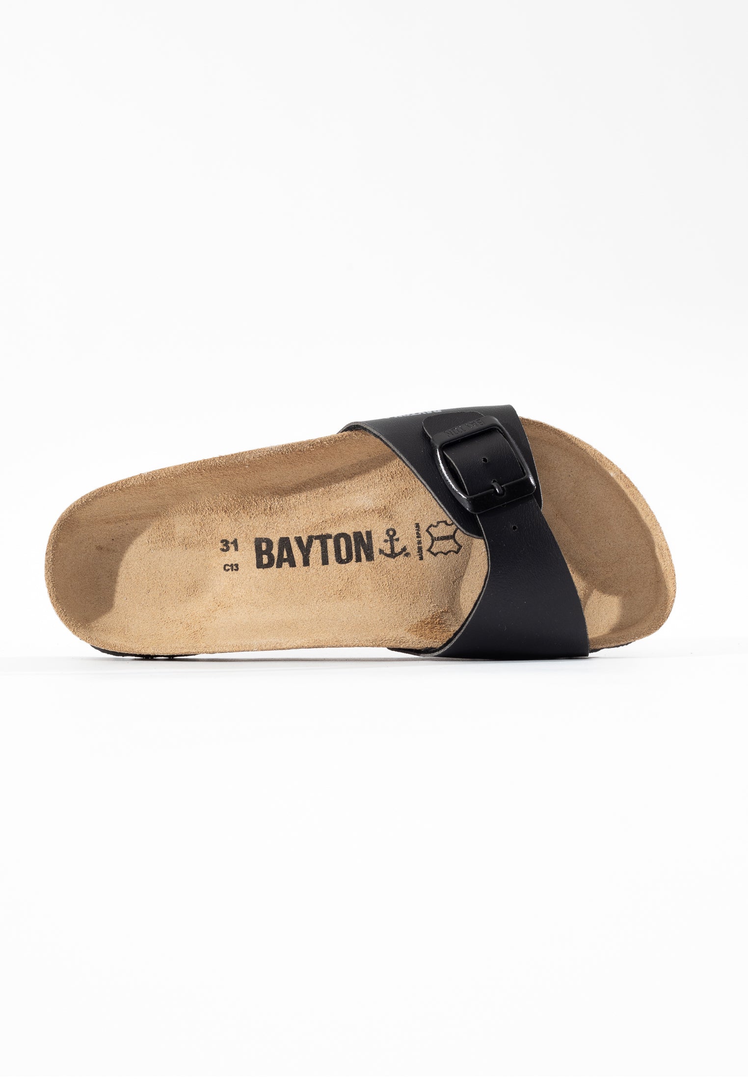 Zephyr 1 Strap Sandals Black