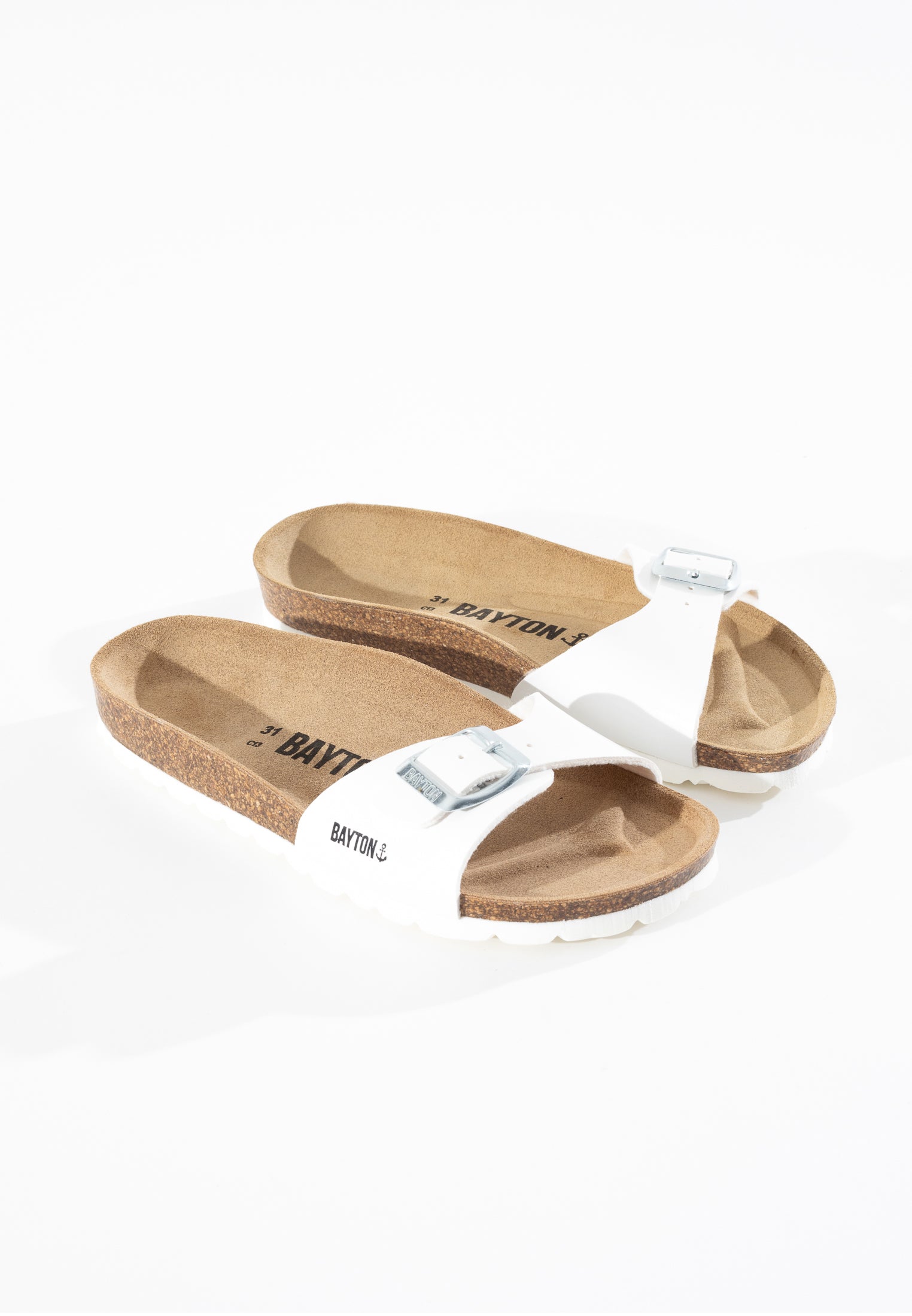 Zephyr 1 Strap Sandals White