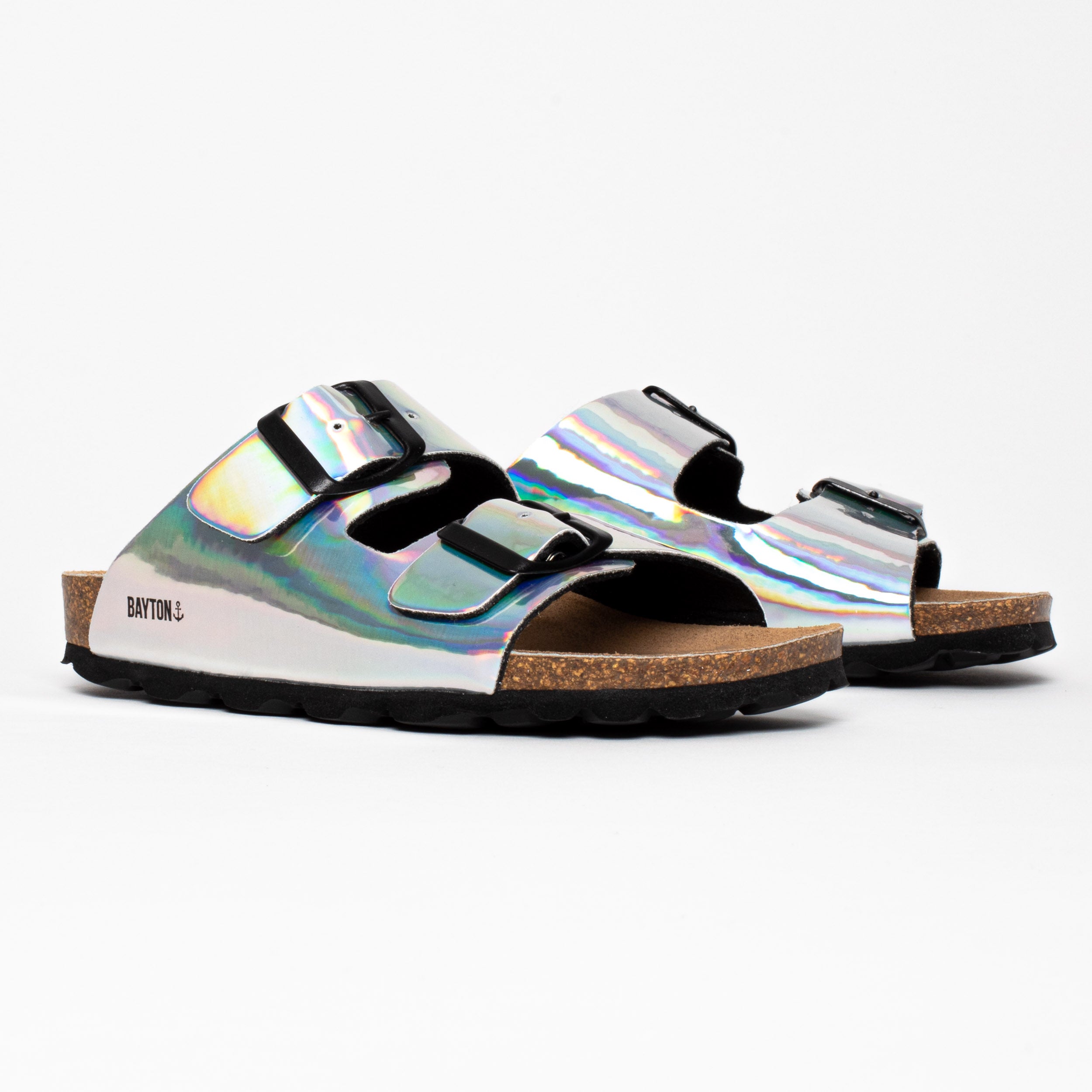 Atlas 2 Straps Silver Sandals