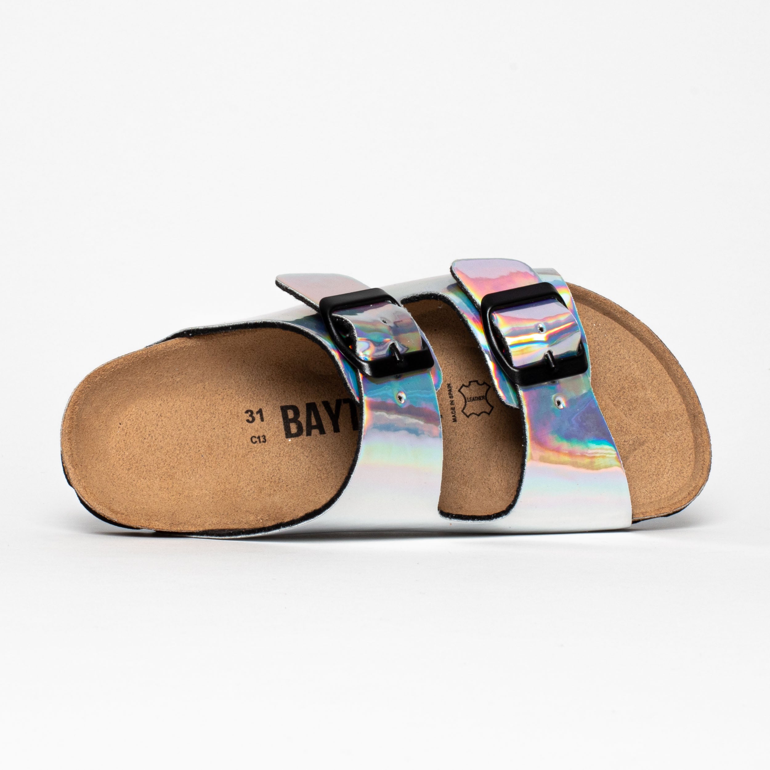 Atlas 2 Straps Silver Sandals