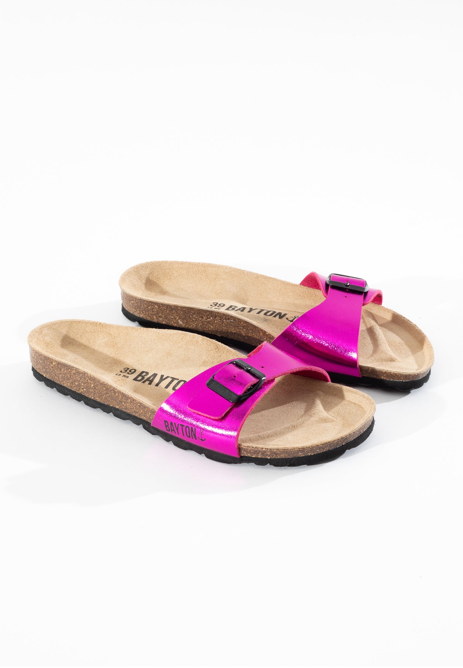 Zephyr Fuschia 1 Strap Sandals